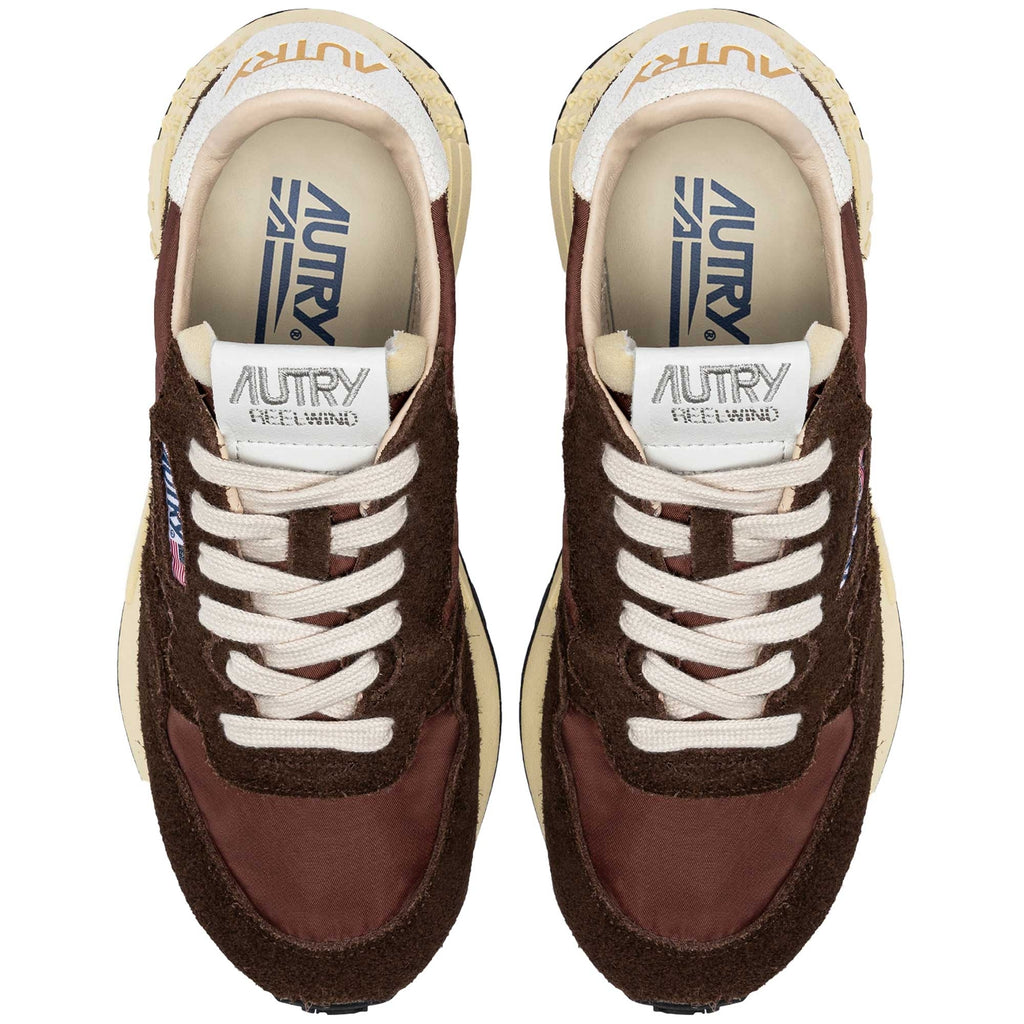 Autry Reelwind Low Sneaker - Ebony and White
