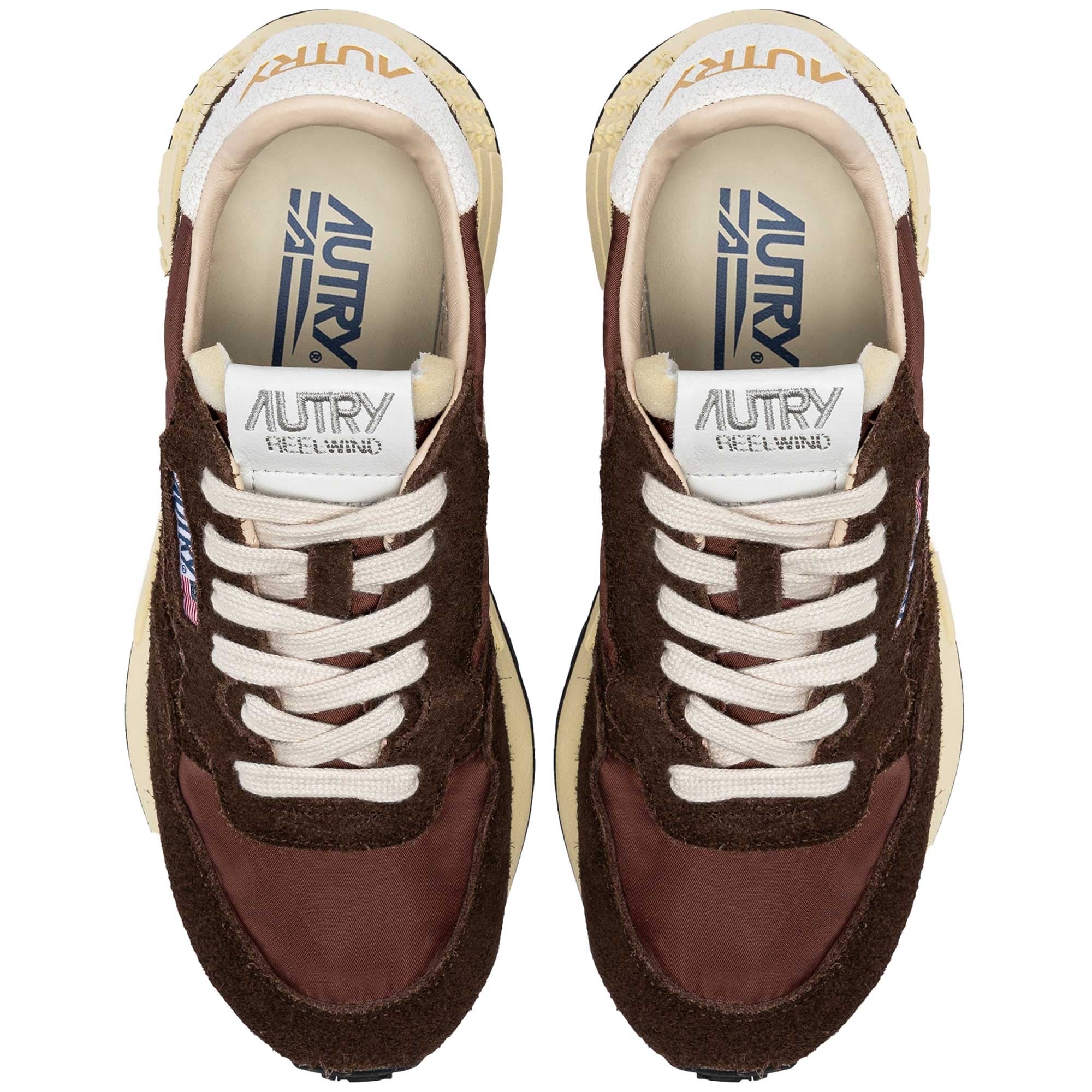 Autry Reelwind Low Sneaker - Ebony and White