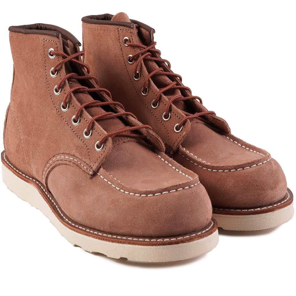 Classic Moc Toe Boots - Dusty Rose