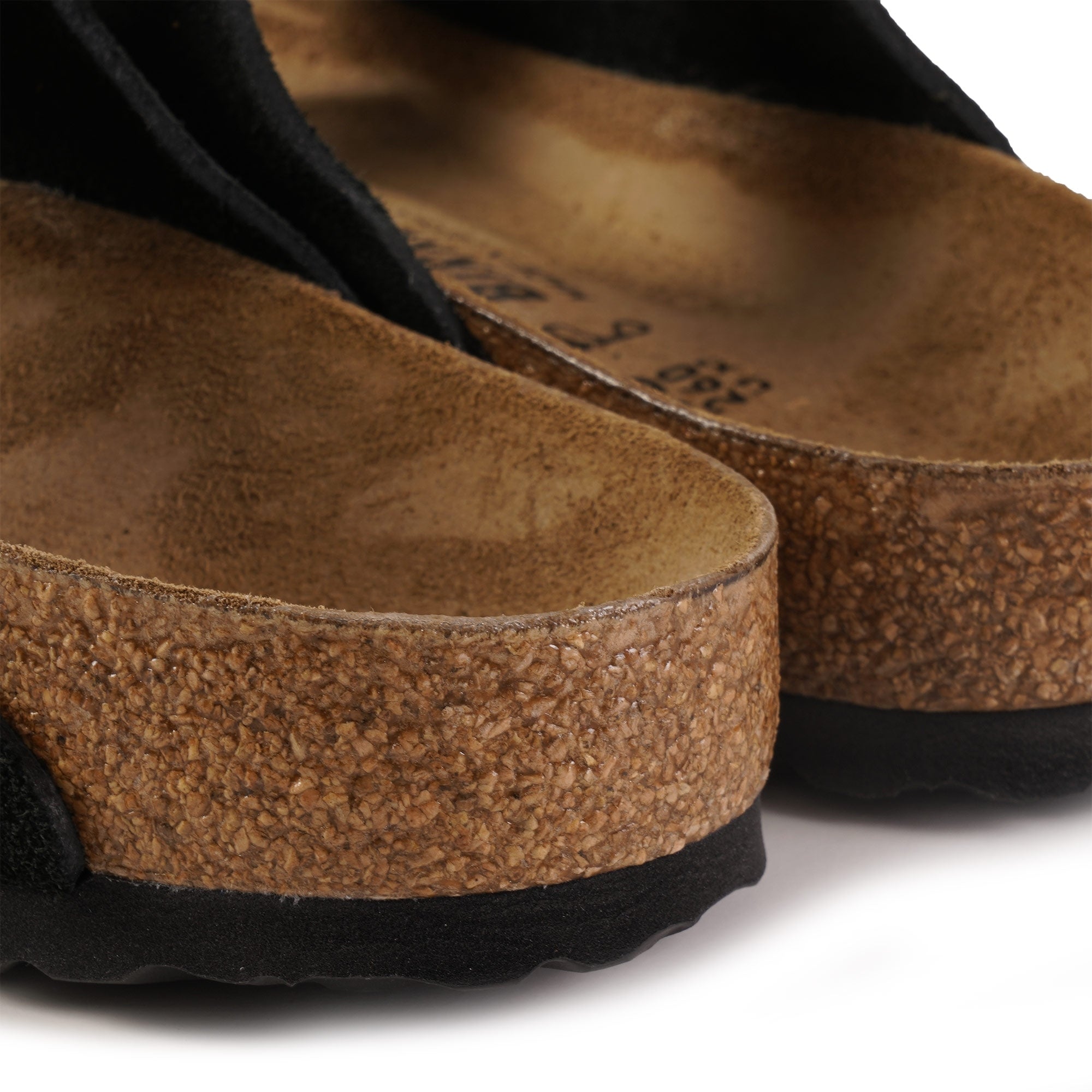 Birkenstock Womens Arizona Suede Leather - Black