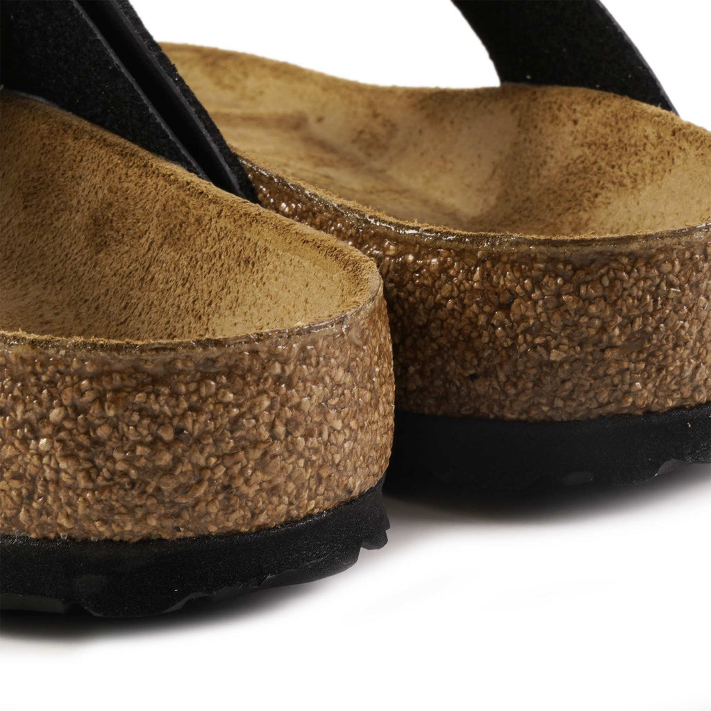 Birkenstock Womens Gizeh Birko-Flor - Black