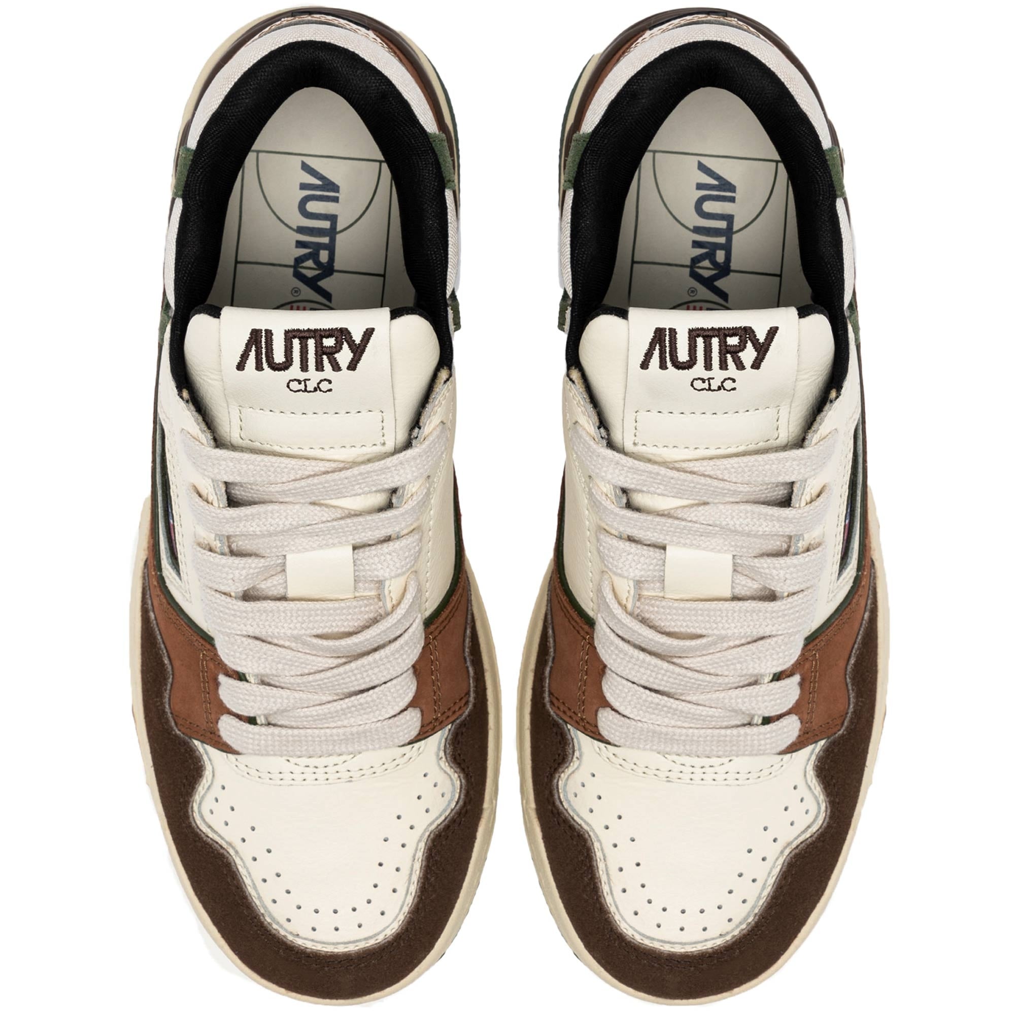 Autry CLC Low Sneakers - Ebony and Military