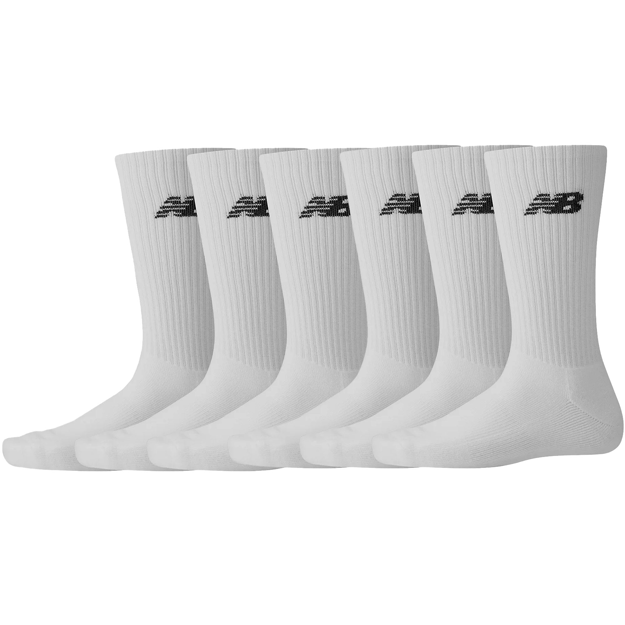 New Balance 6 Pack Socks - White