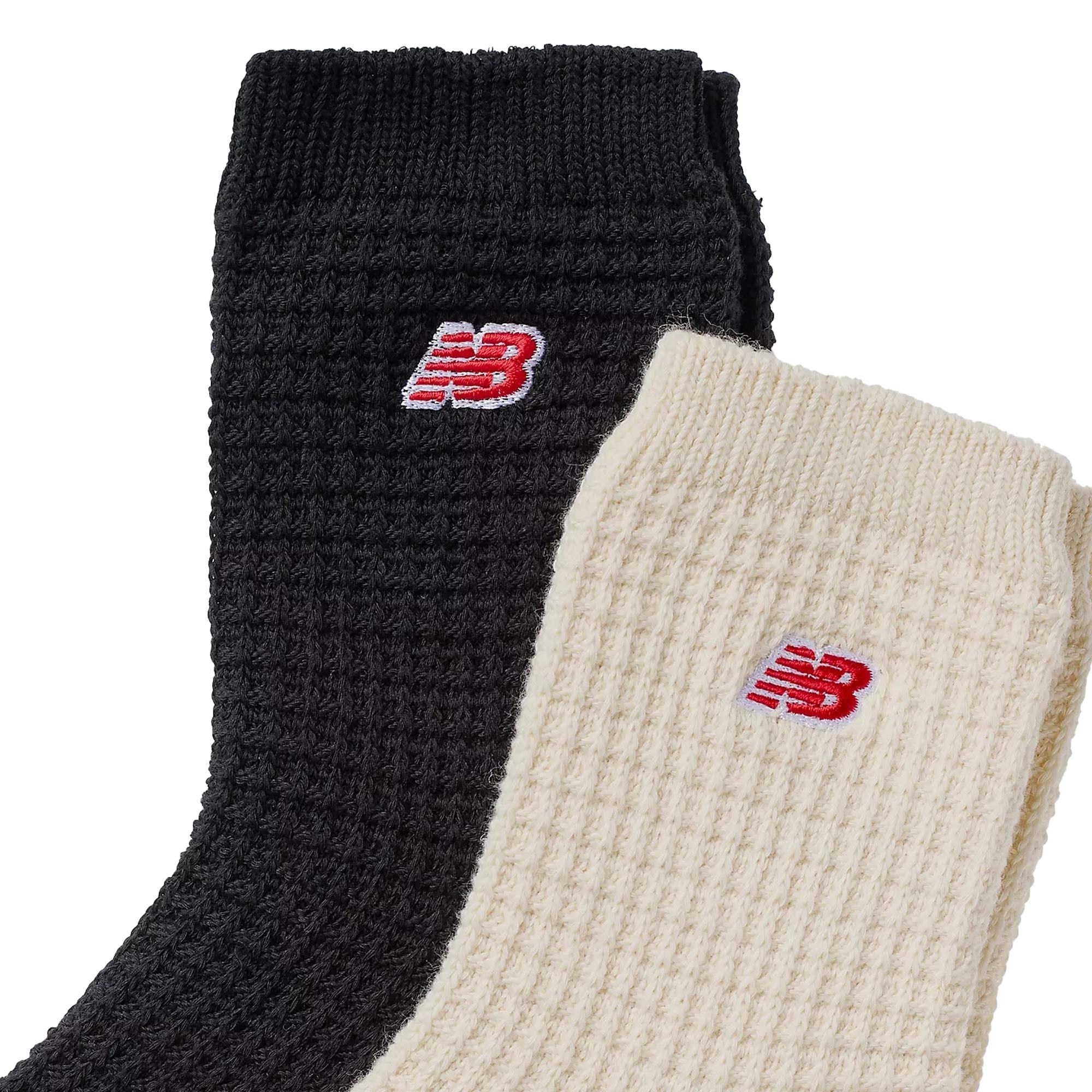 New Balance Waffle Knit Ankle Socks 2 Pack - Multi