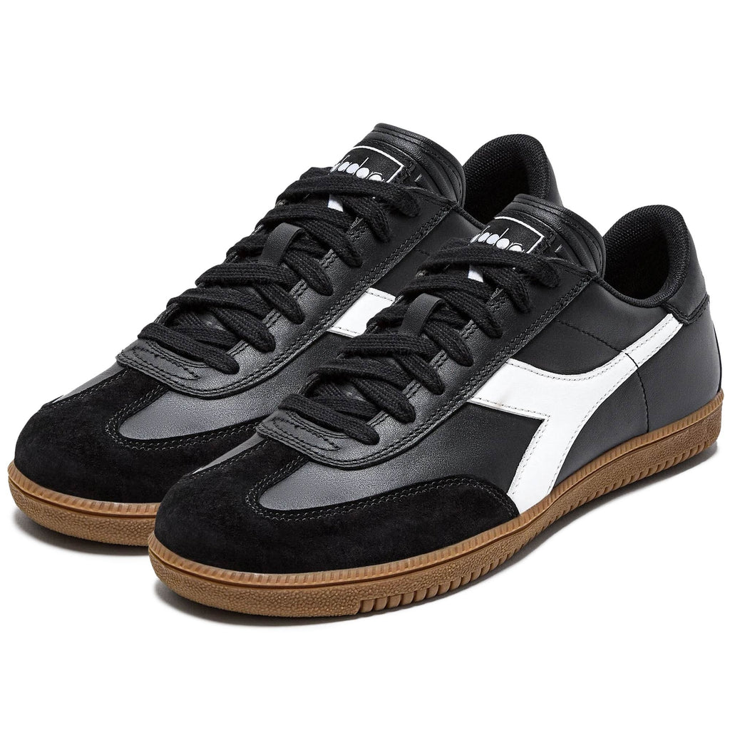 Diadora Trainer Leather - Black and White