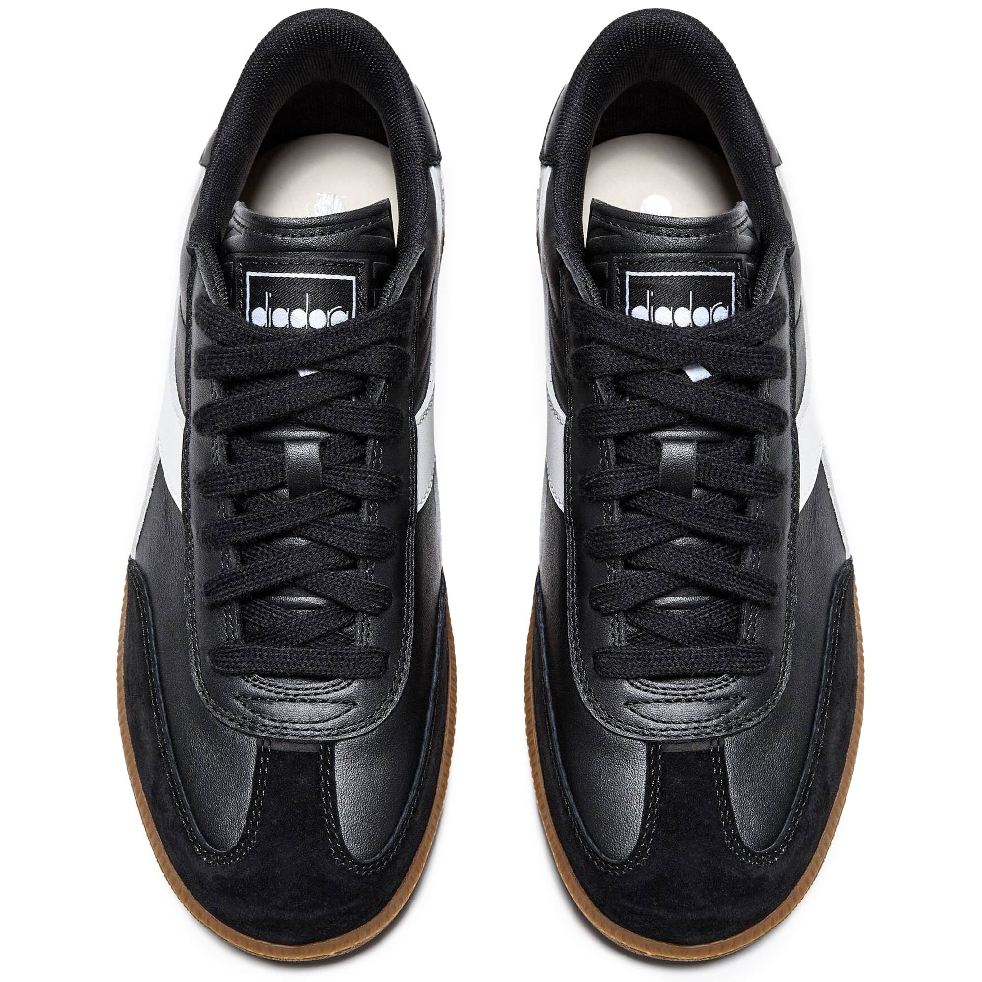 Diadora Trainer Leather - Black and White