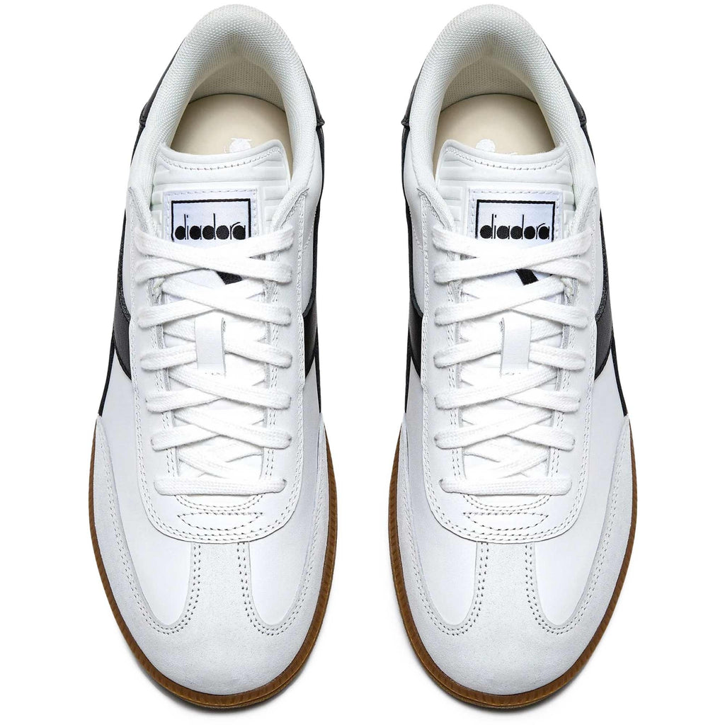 Diadora Trainer Leather - White and Black