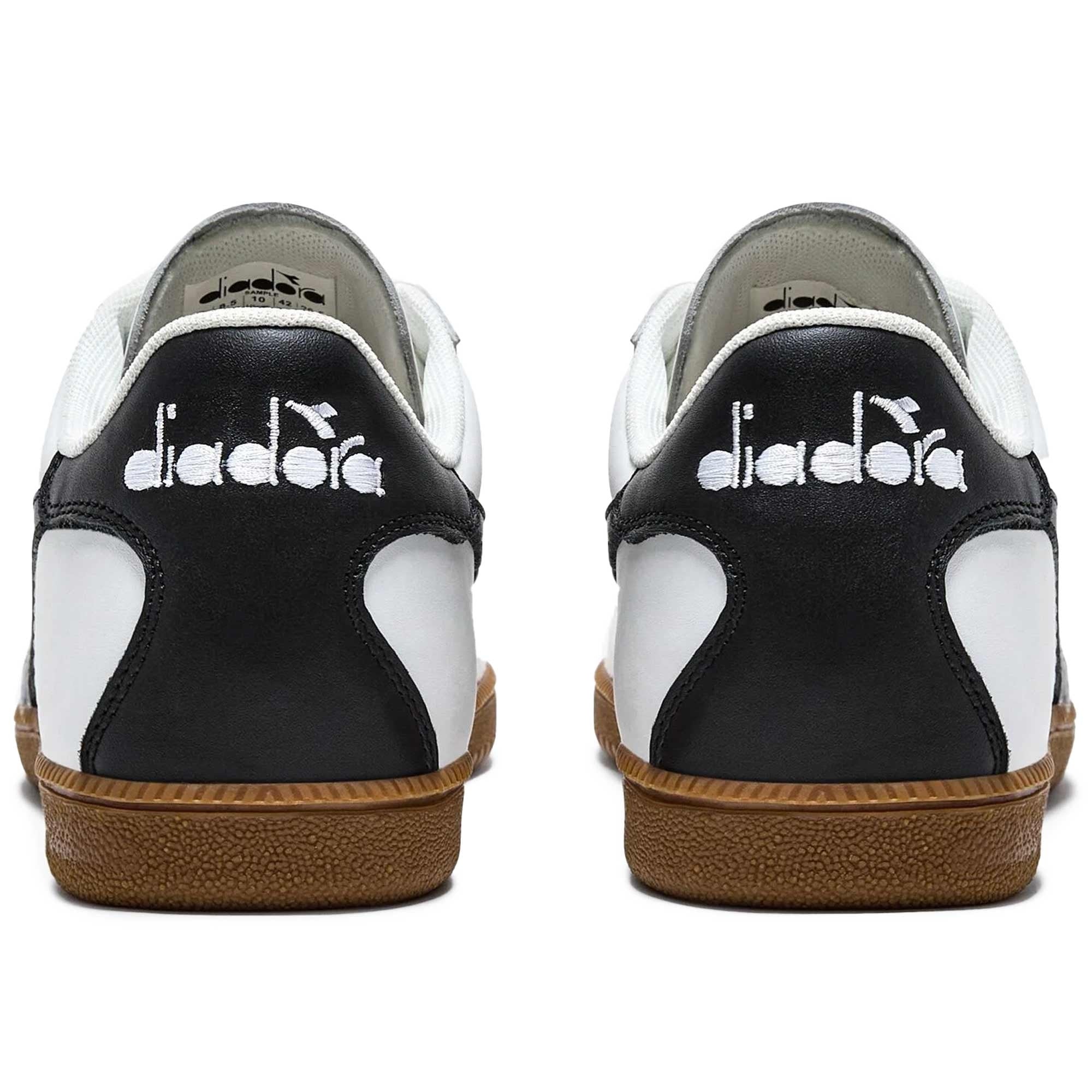 Diadora Trainer Leather - White and Black