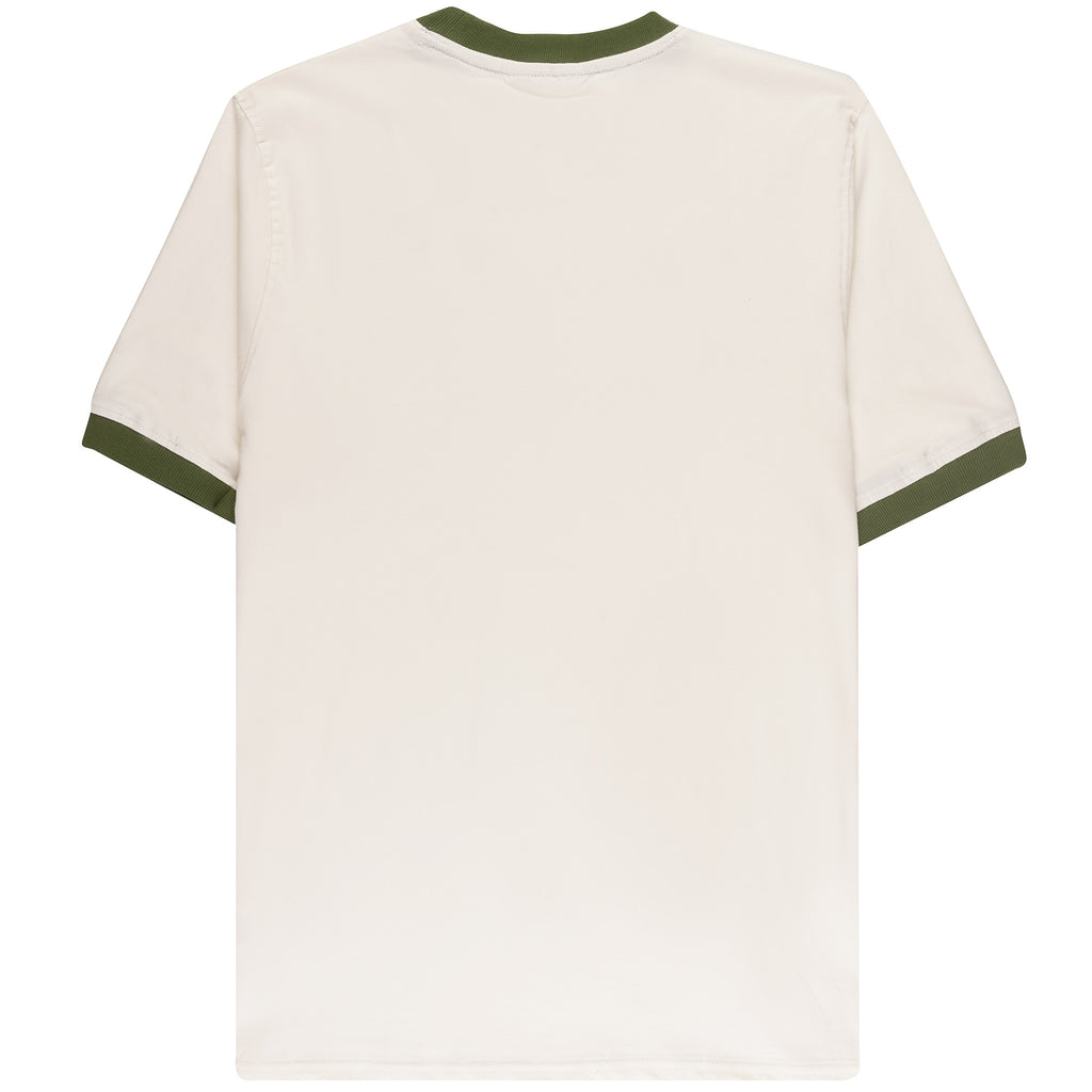 Fila Vintage Marconi Ringer T-Shirt - Gardenia and Chive