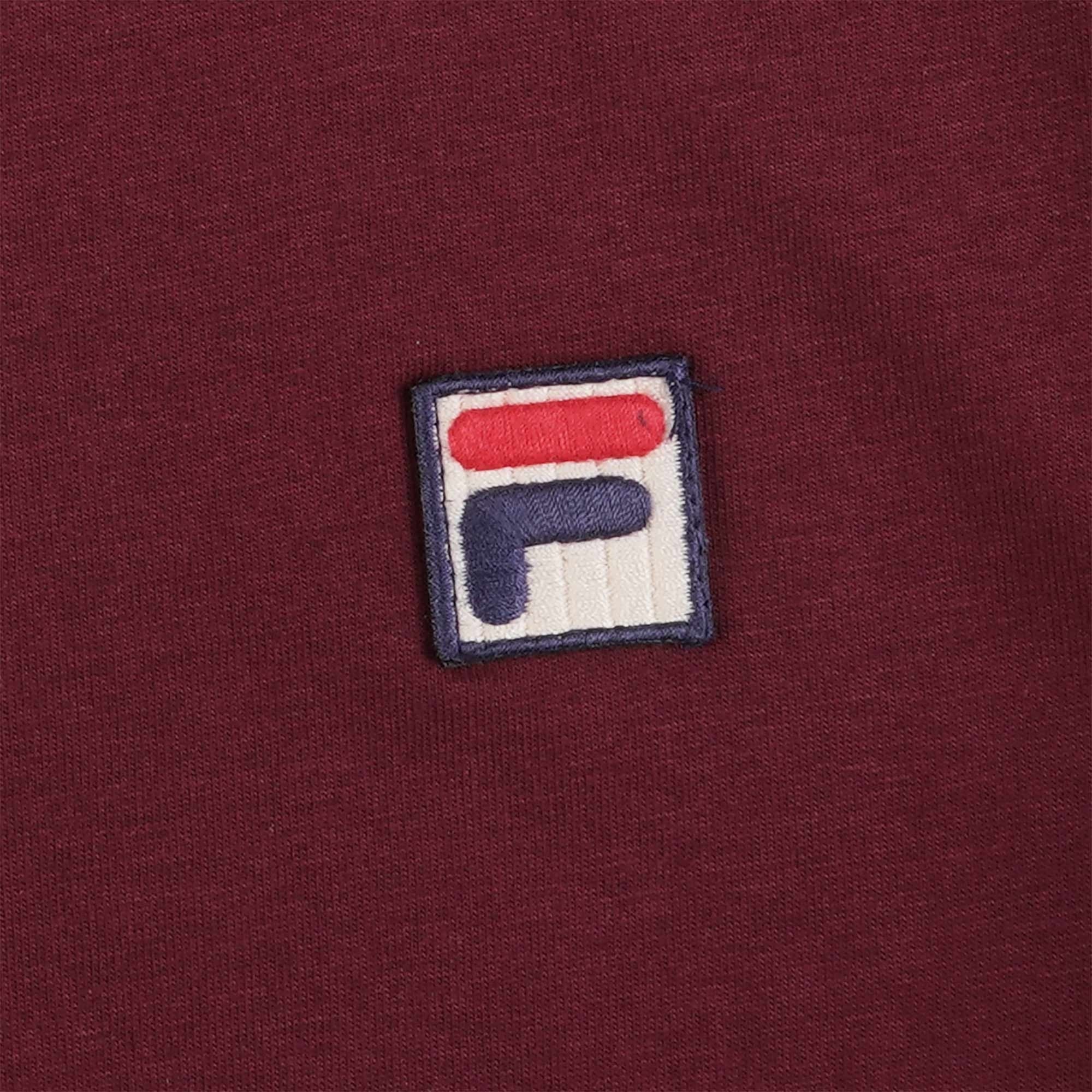 Fila Vintage Marconi Ringer T-Shirt - Wine and Gardenia