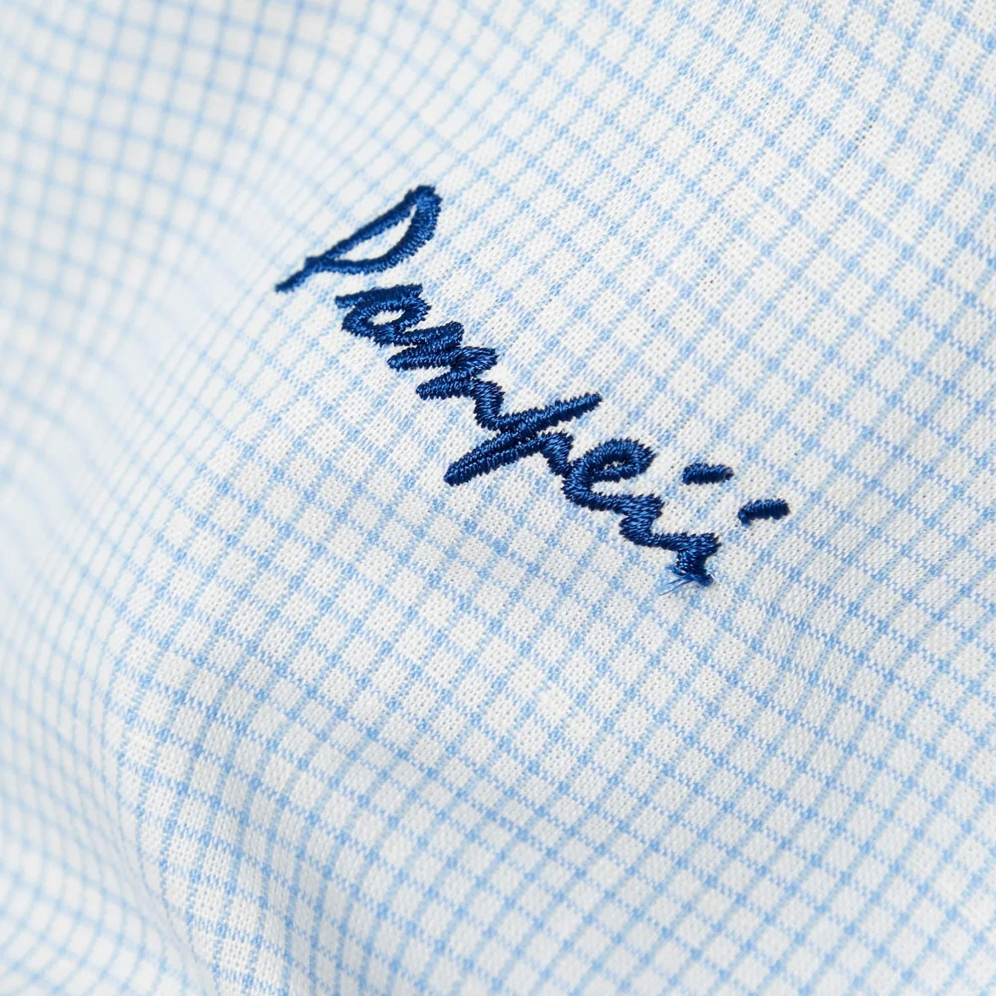 Pompeii x Pepsi Essentials Checked Shirt - Light Blue