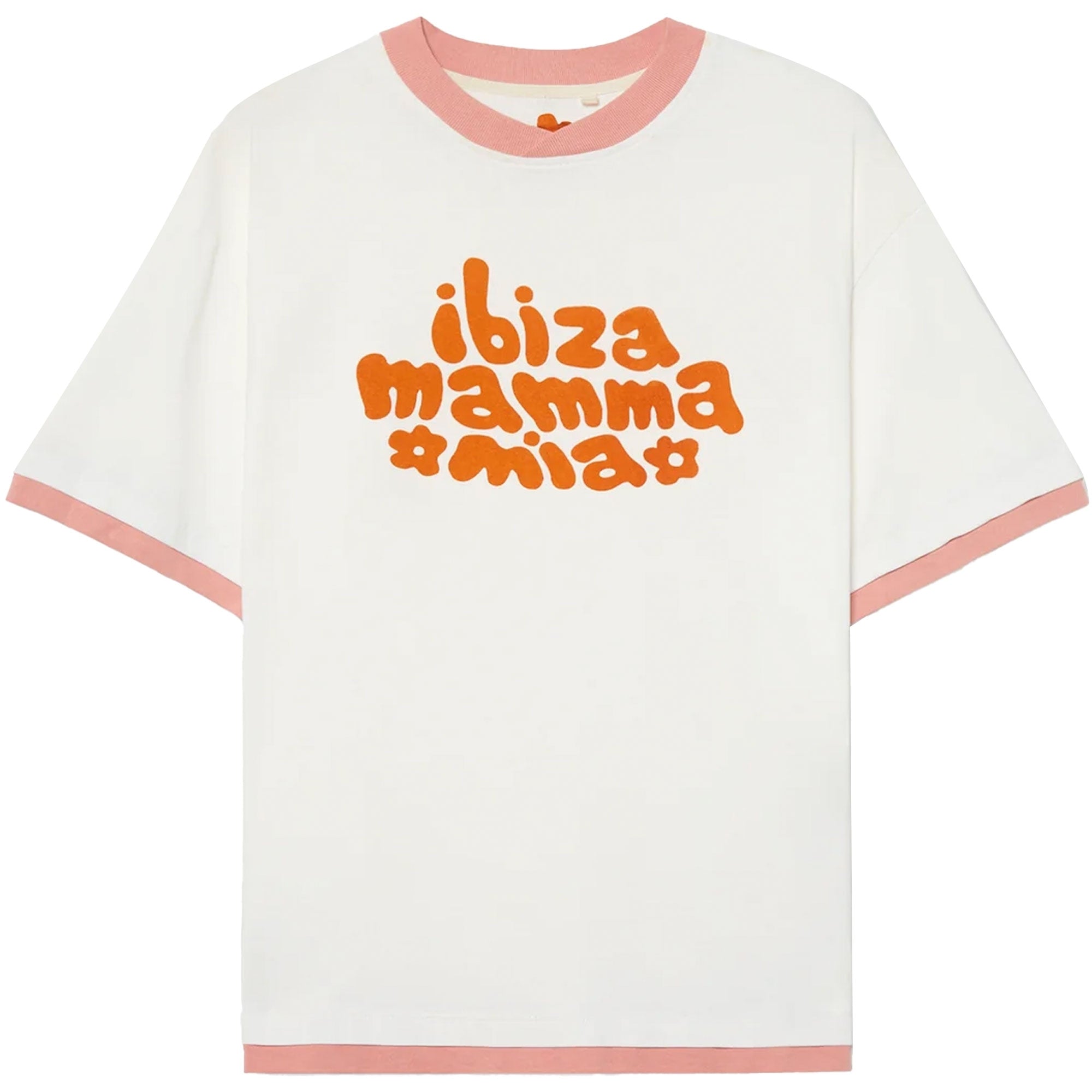 Pompeii x NSS Ibiza Mamma Mia T-Shirt - Off White