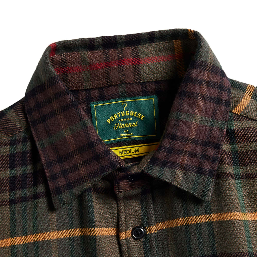 Portuguese Flannel Checked Shirt - Brown
