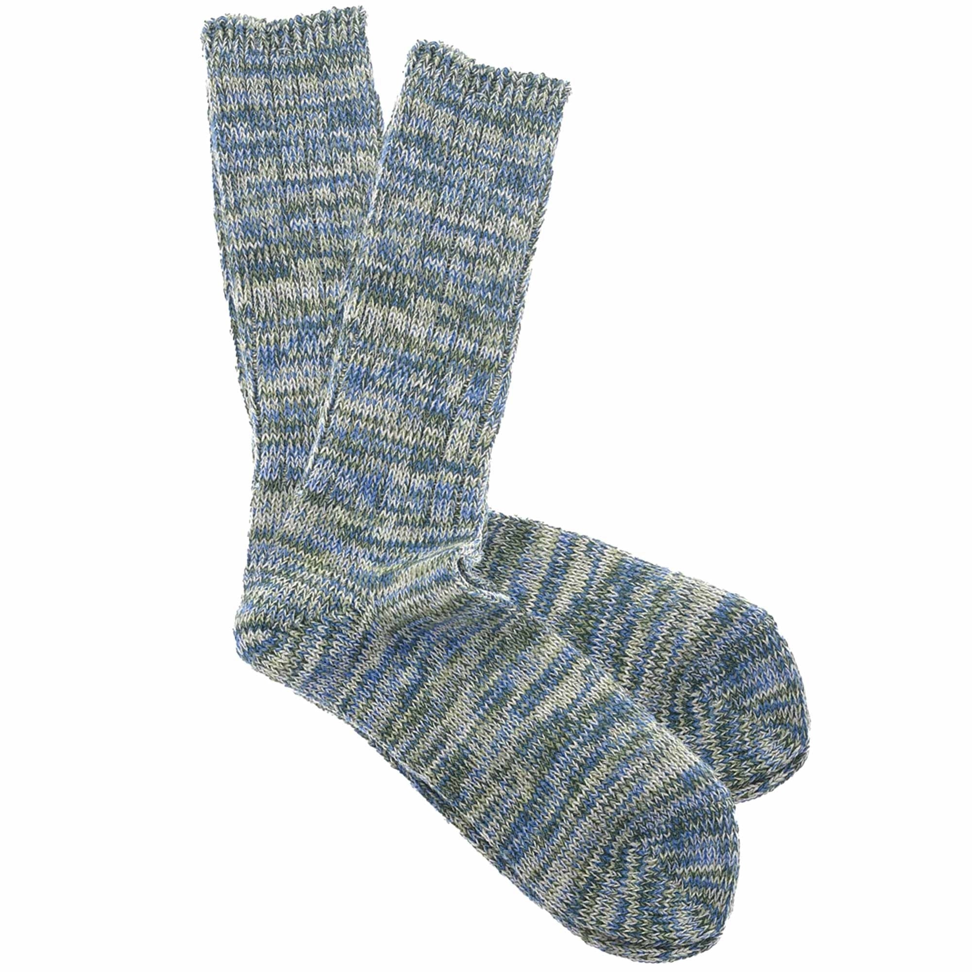 Anonymous Ism 5 Colour Mix Crew Socks - Mint