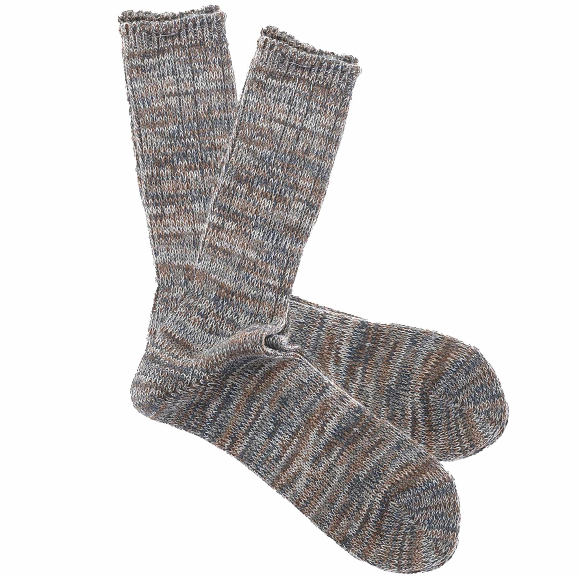 Anonymous Ism 5 Colour Mix Crew Socks - Beige