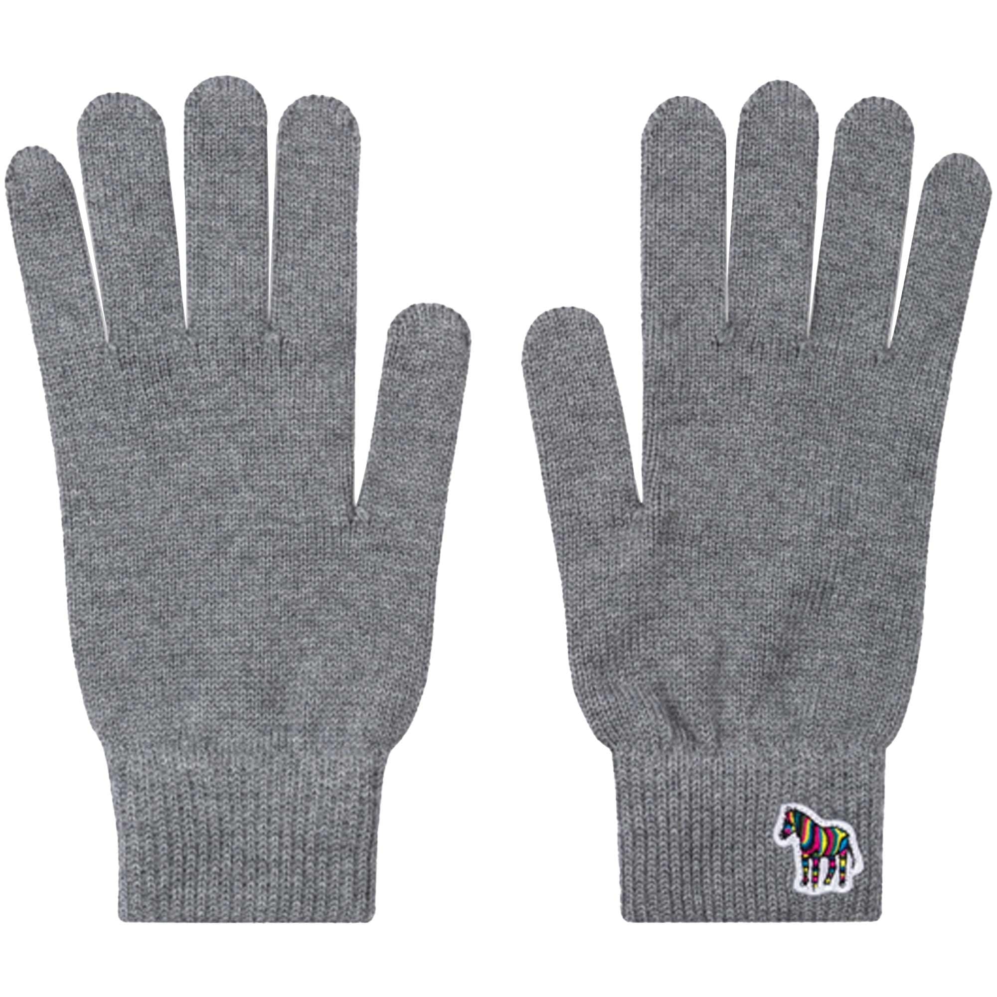 Paul Smith Logo Gloves - Slate Grey