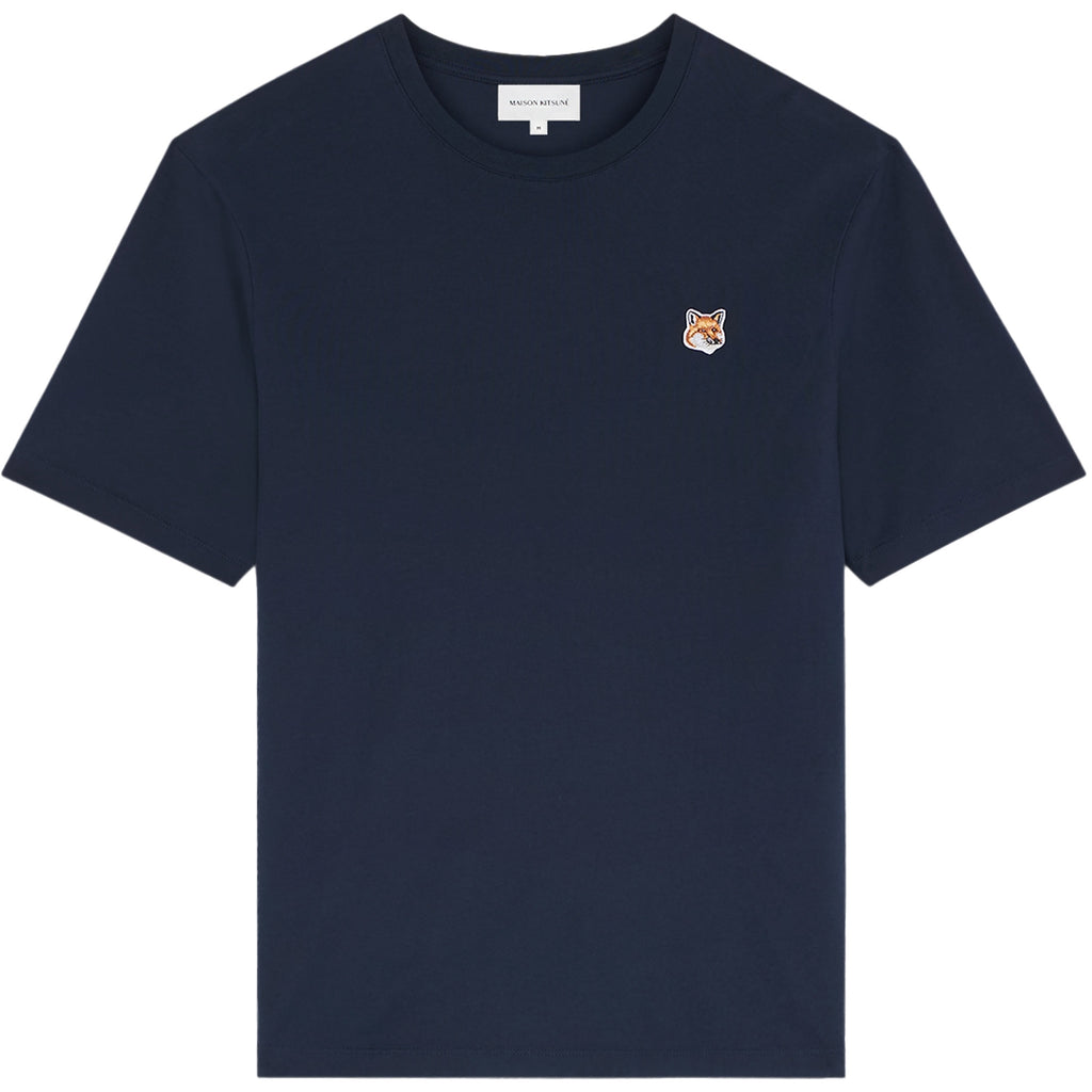 Maison Kitsune Fox Head Logo T-Shirt - Ink Blue