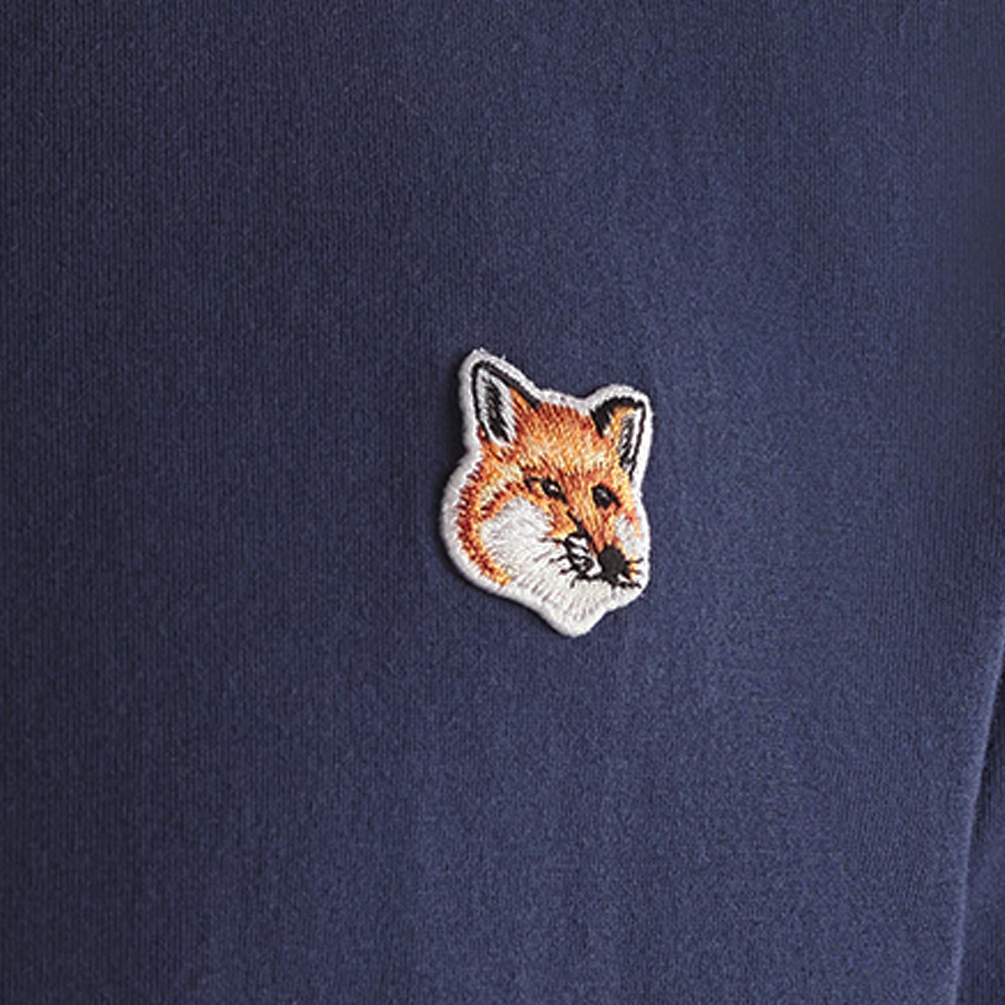 Maison Kitsune Fox Head Logo T-Shirt - Ink Blue