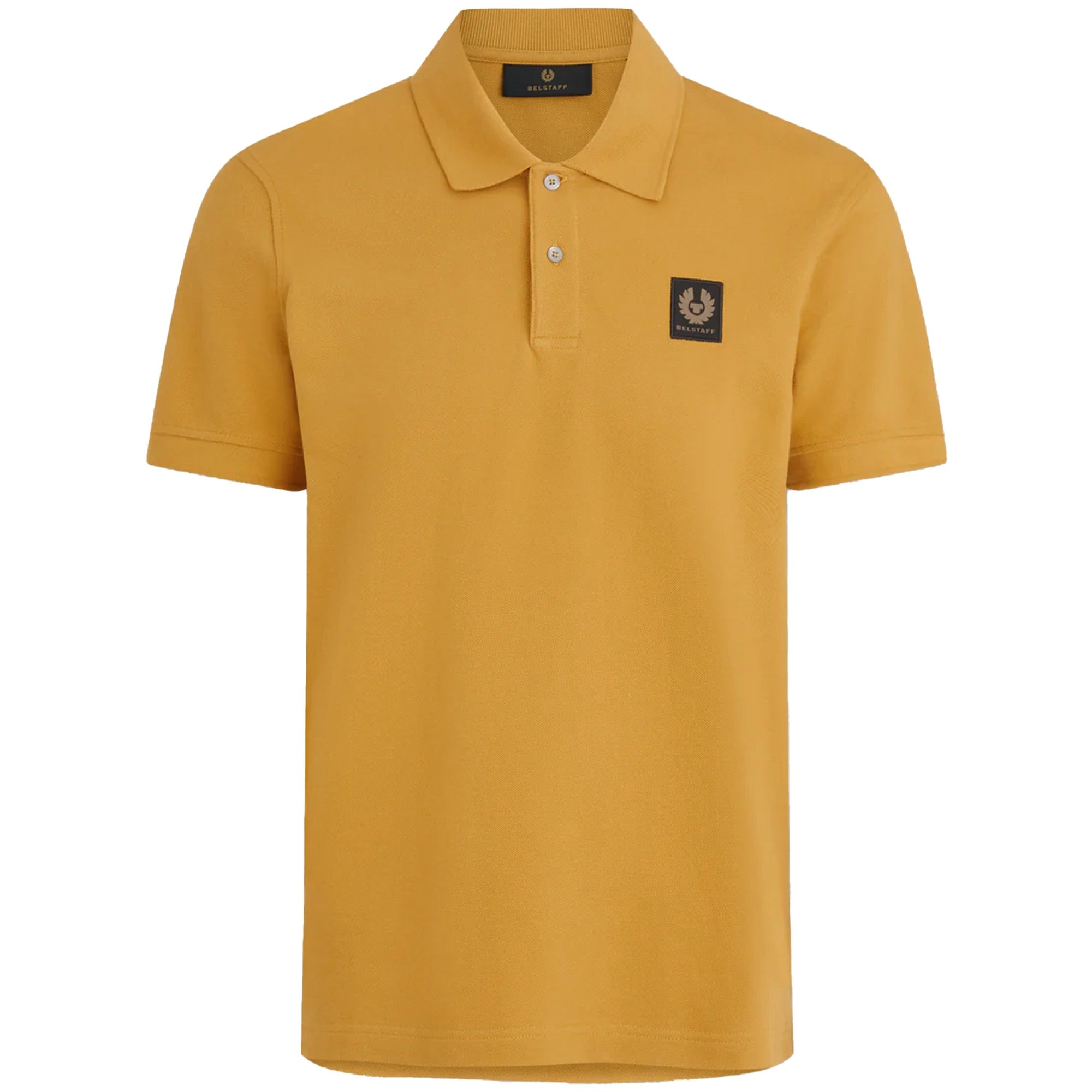 Belstaff Short Sleeve Logo Polo - Glaze Yellow