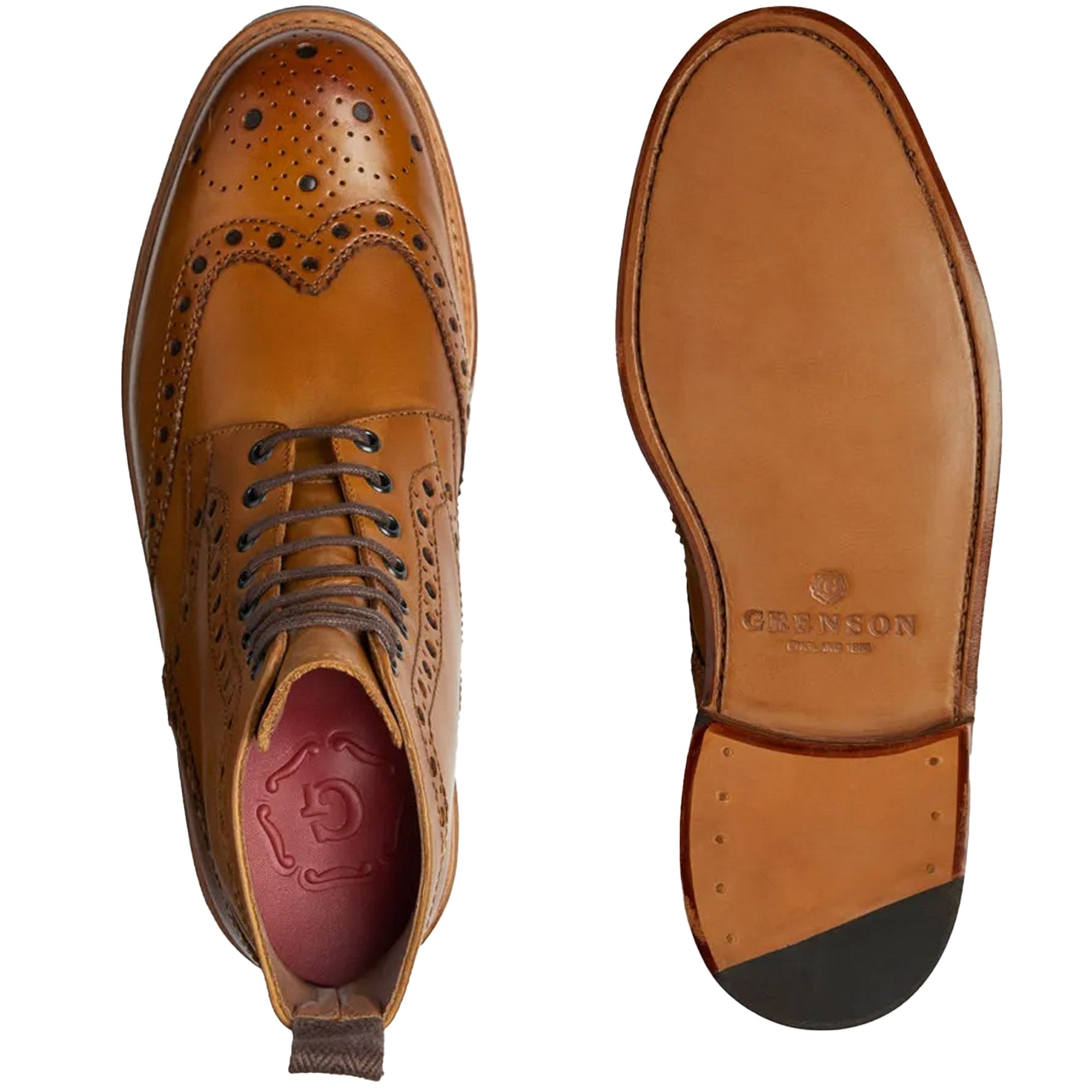 Grenson Fred Boots - Tan