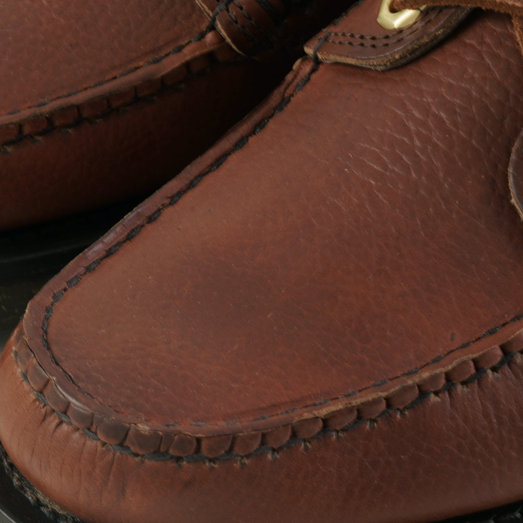 Yuketen Hex Eye Boat Shoes - Grizzly Brown