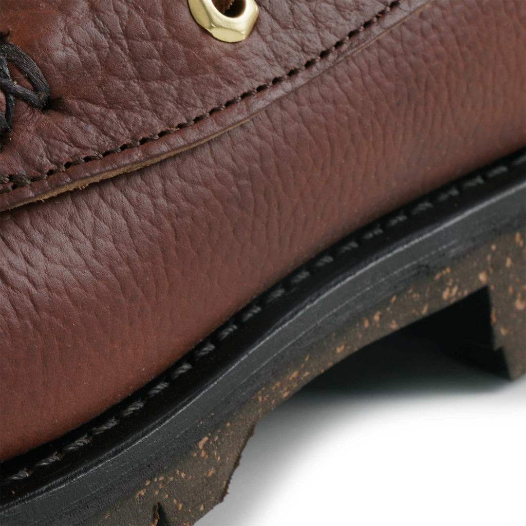 Yuketen Hex Eye Boat Shoes - Grizzly Brown