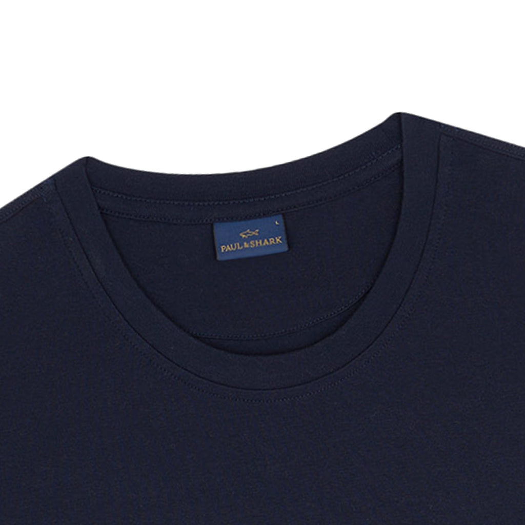 Paul and Shark Logo T-Shirt - Navy