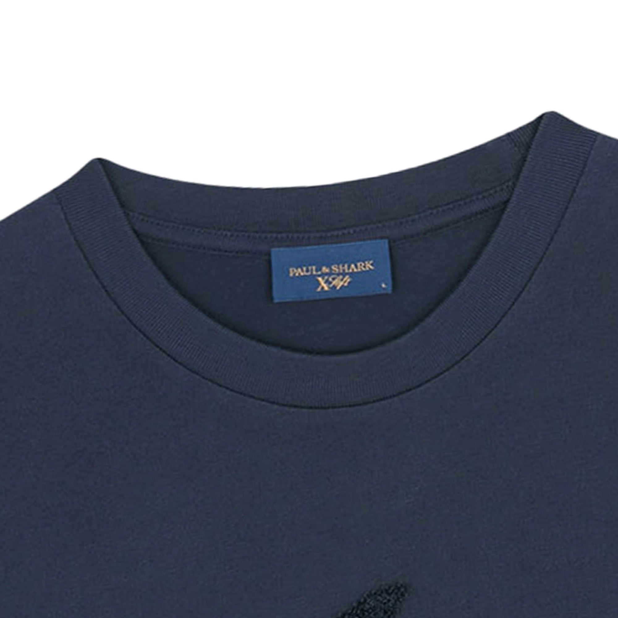 Paul and Shark Logo T-Shirt - Navy