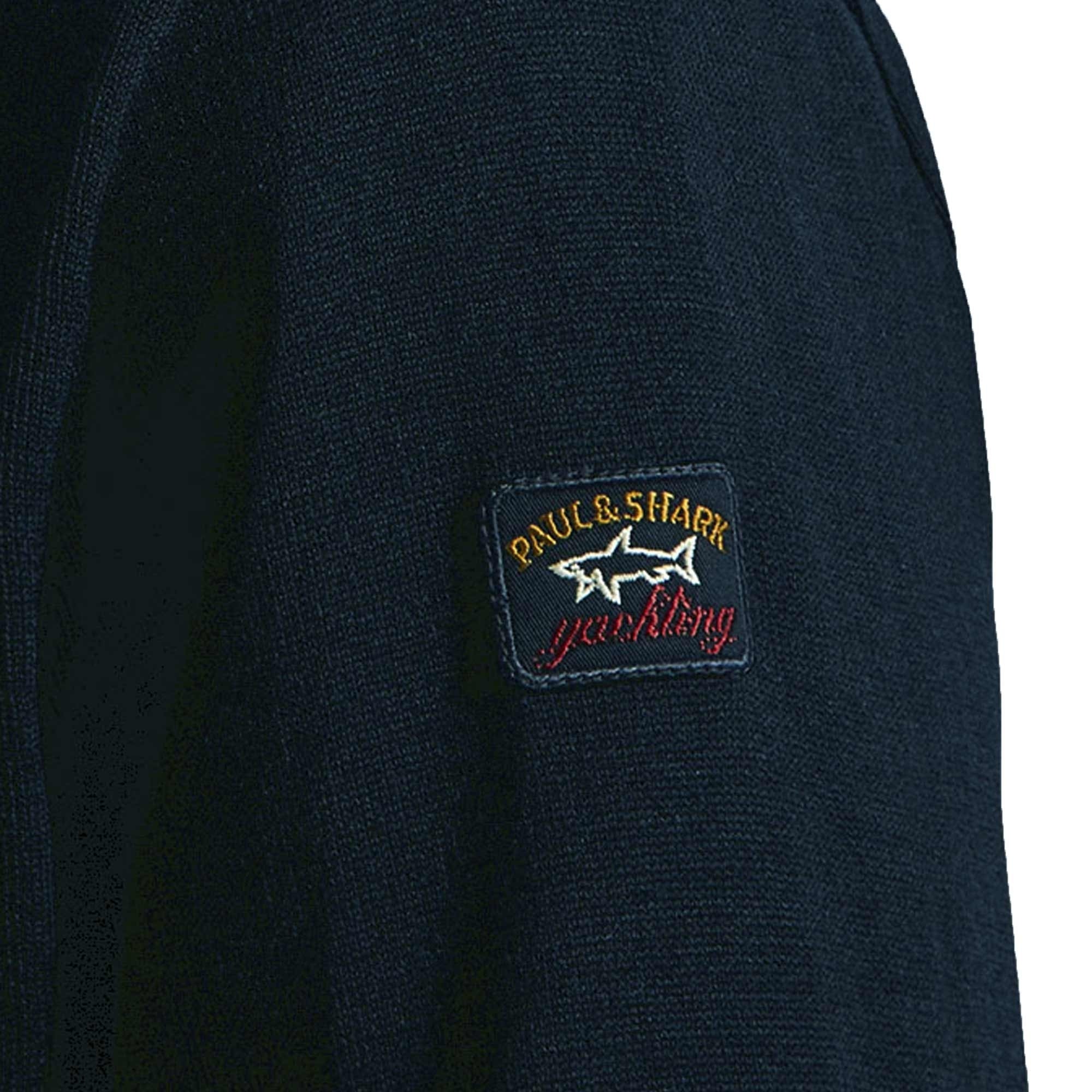 Paul and Shark Wool Crew Neck Jumper - Navy