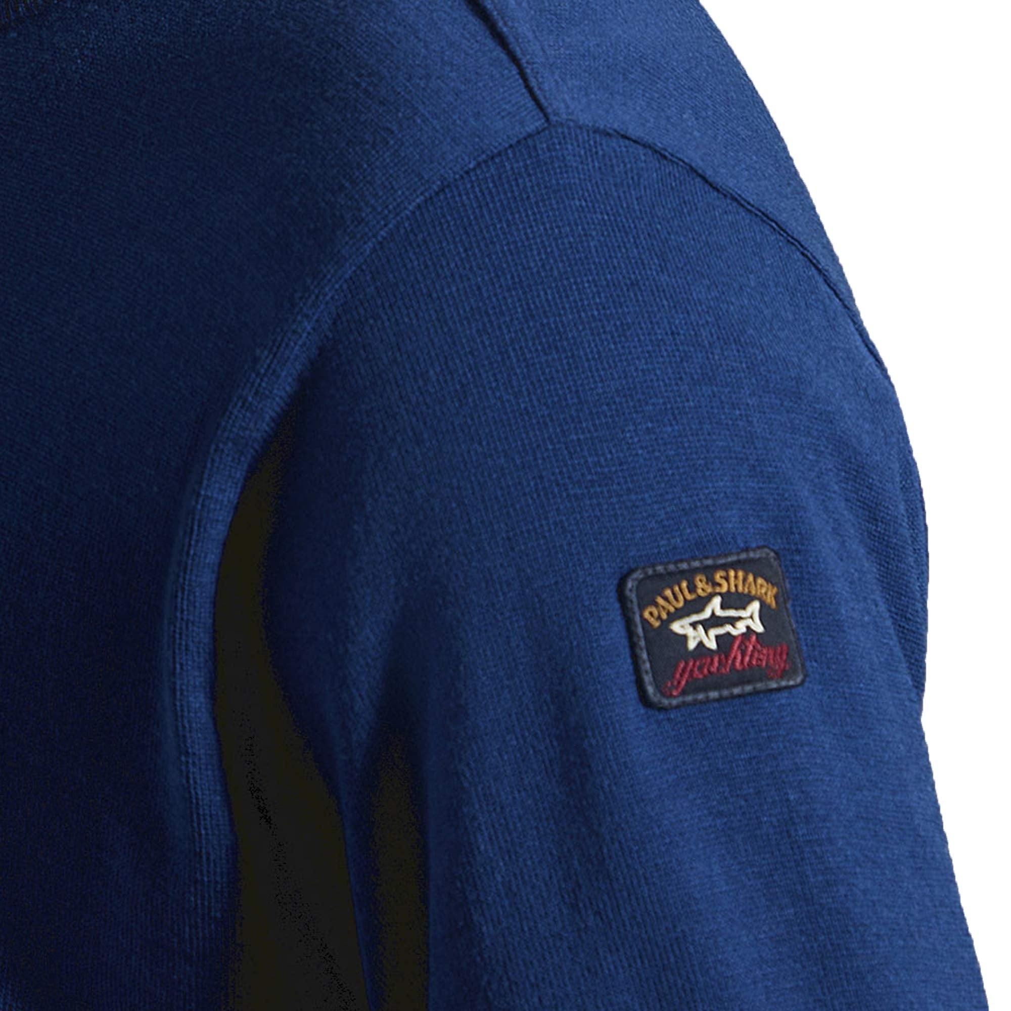 Paul and Shark Wool Crew Neck Jumper - Blue