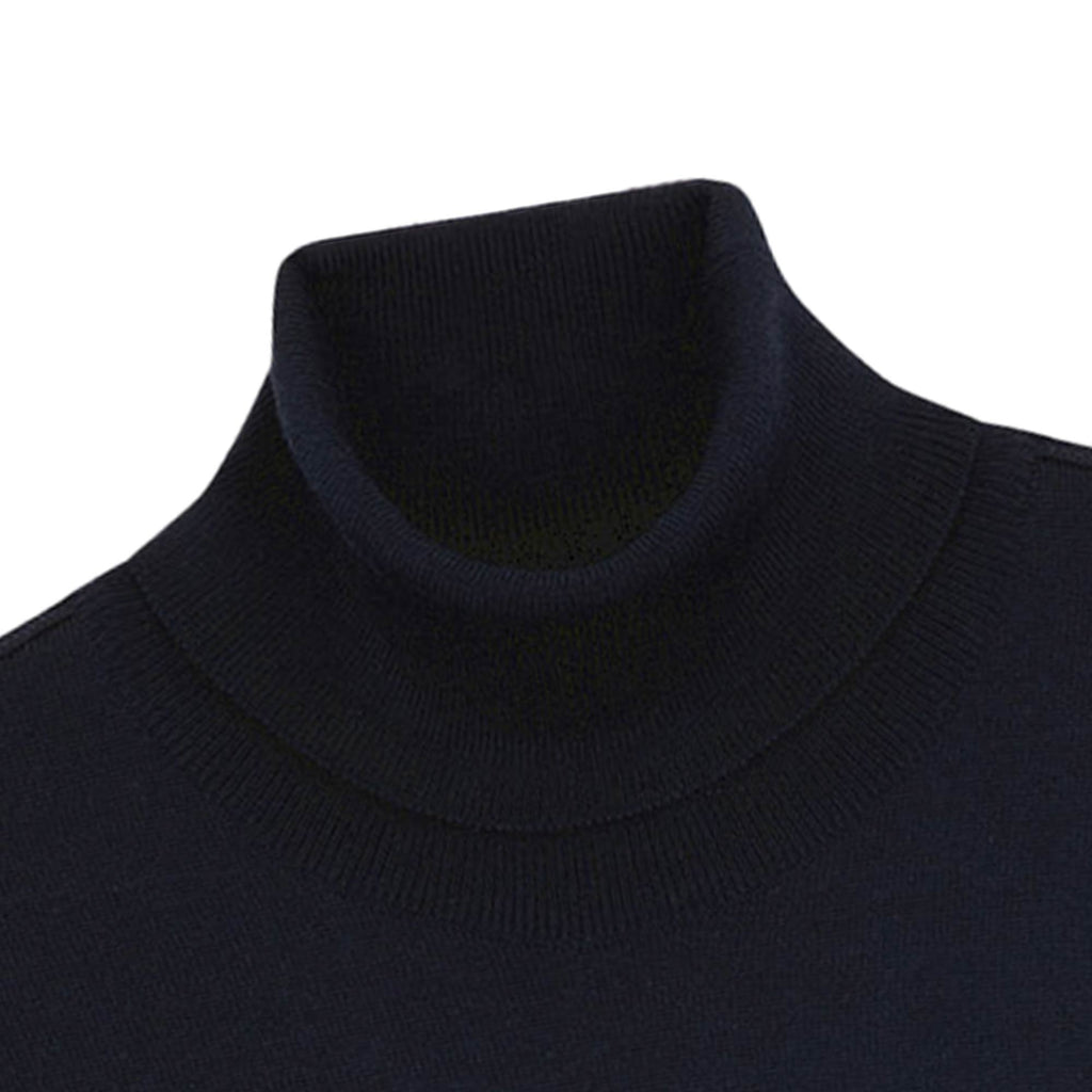 Paul and Shark Turtle Neck Jumper - Navy