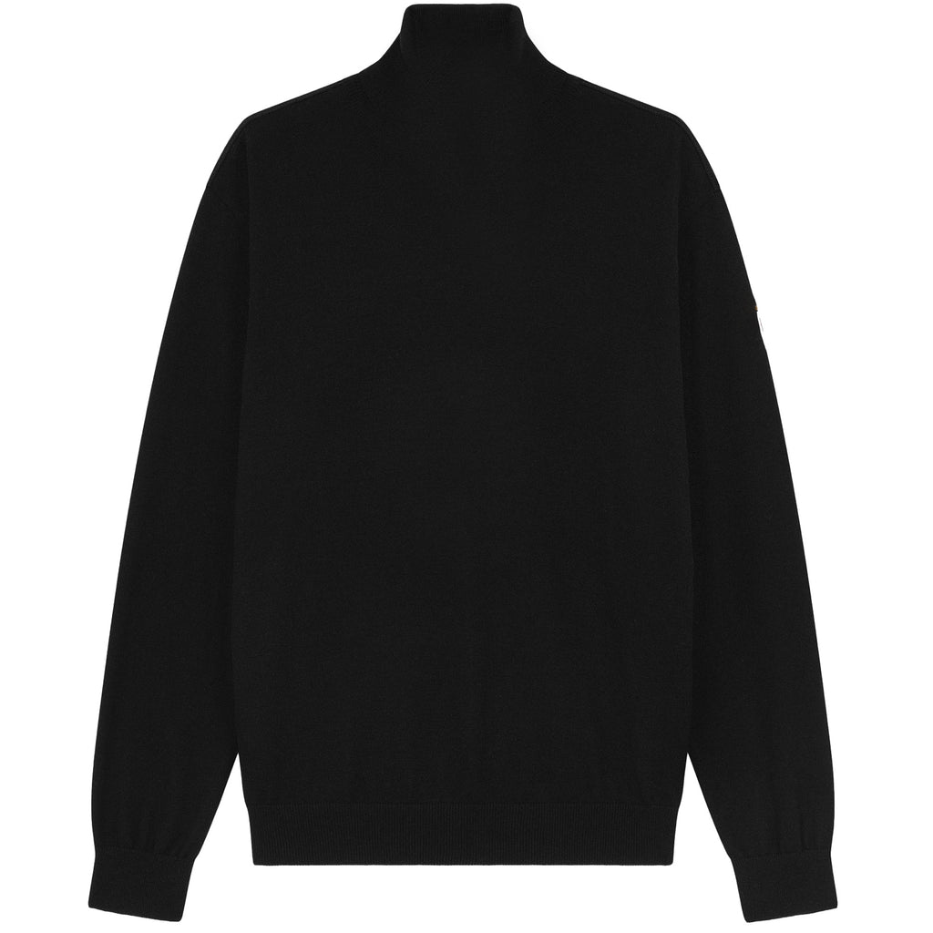 Paul and Shark Turtle Neck Jumper - Black
