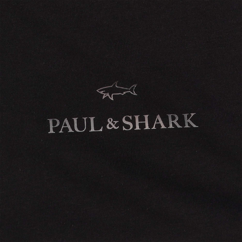 Paul and Shark Logo T-Shirt - Black