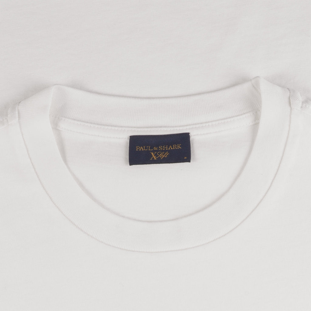 Paul and Shark Logo T-Shirt - White