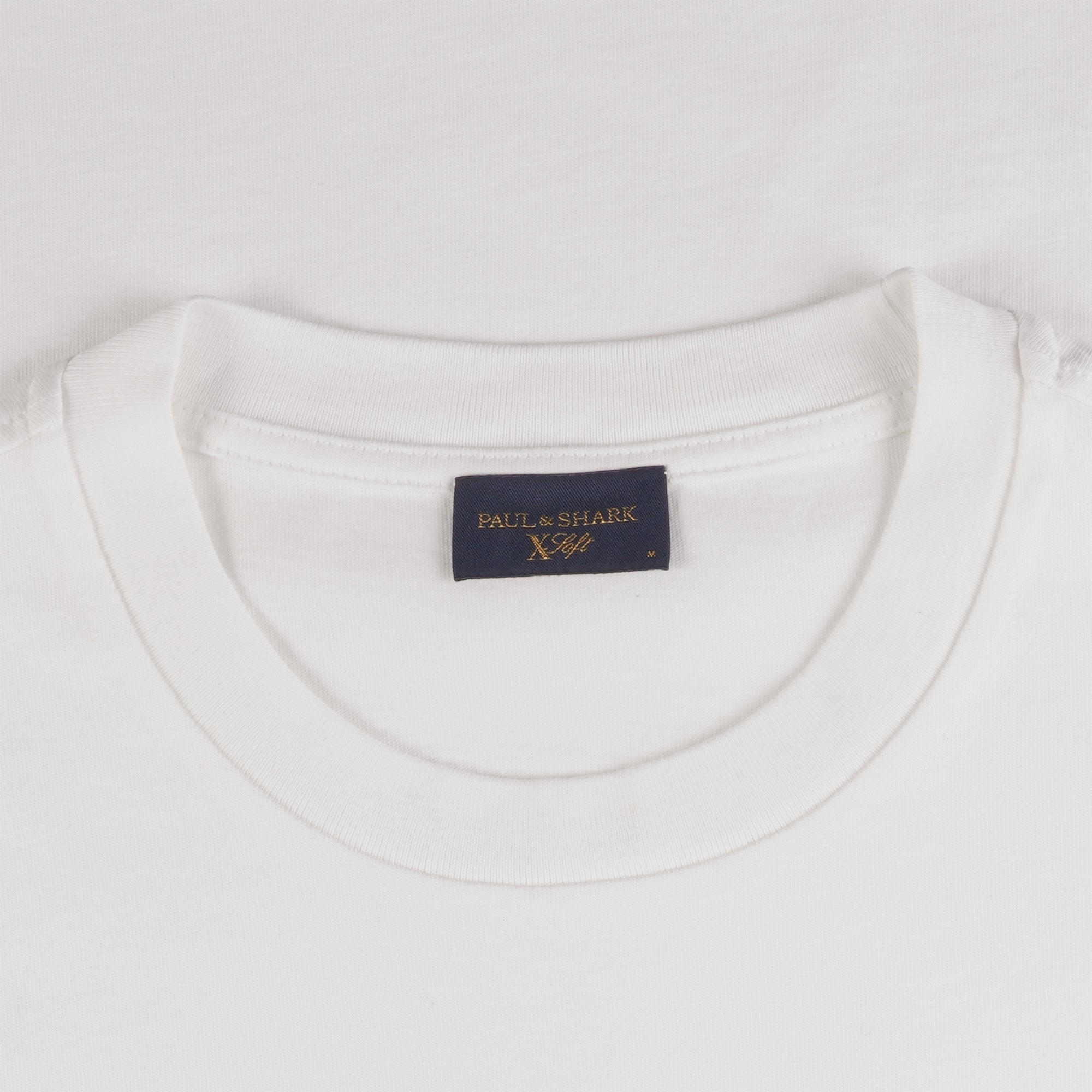 Paul and Shark Logo T-Shirt - White