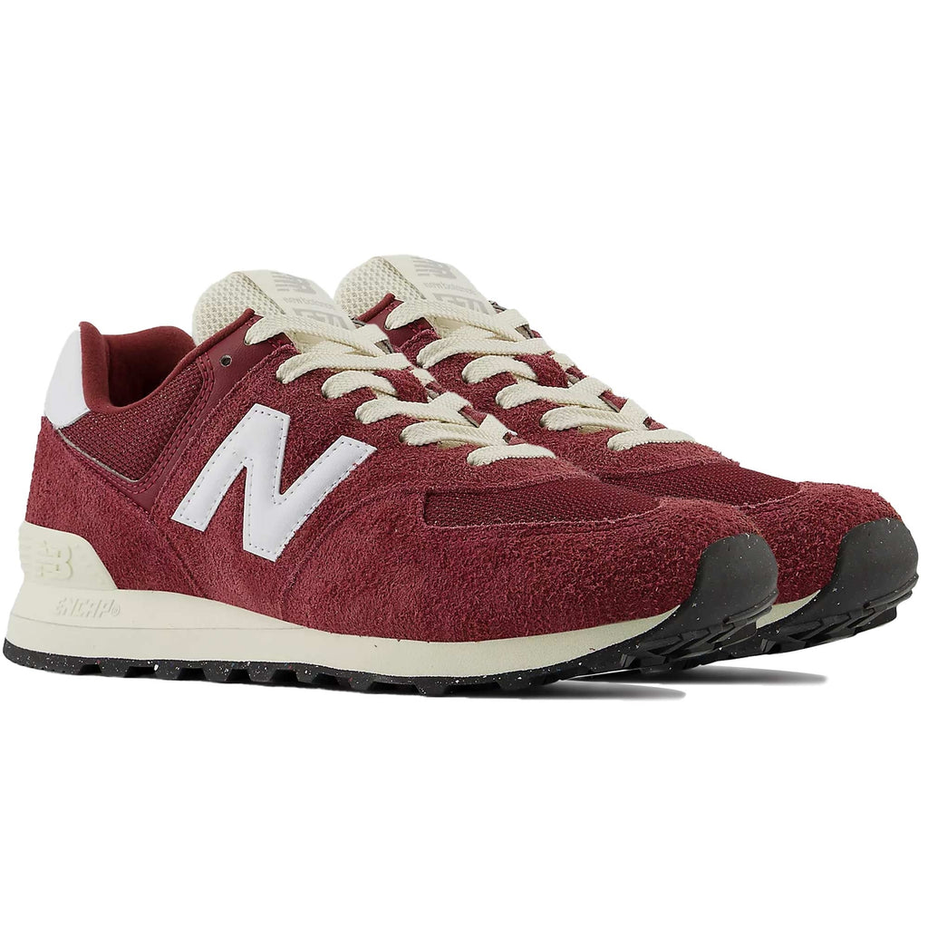 New Balance 574 Suede - Red