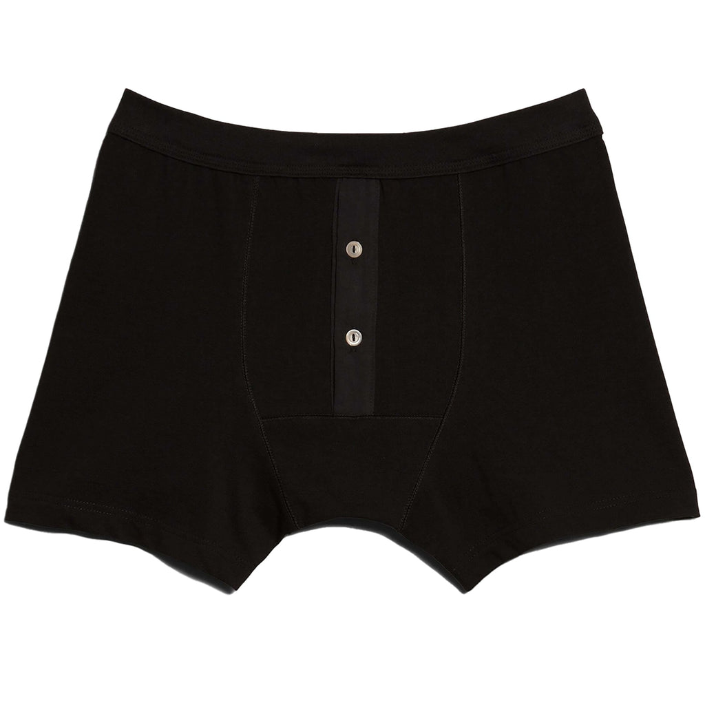 Merz b Schwanen Button Boxers - Black