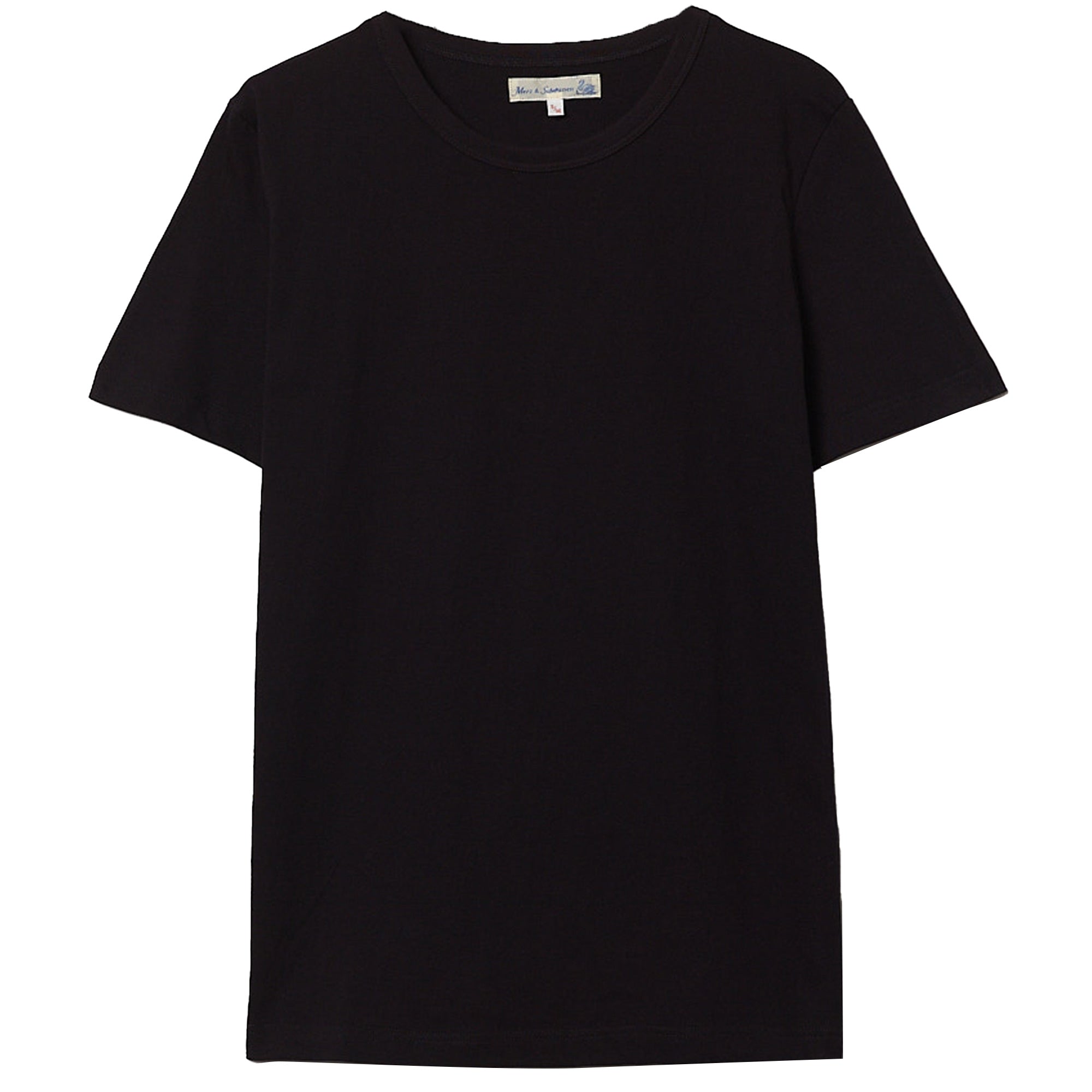 1950s Loopwheeled T-Shirt - Black