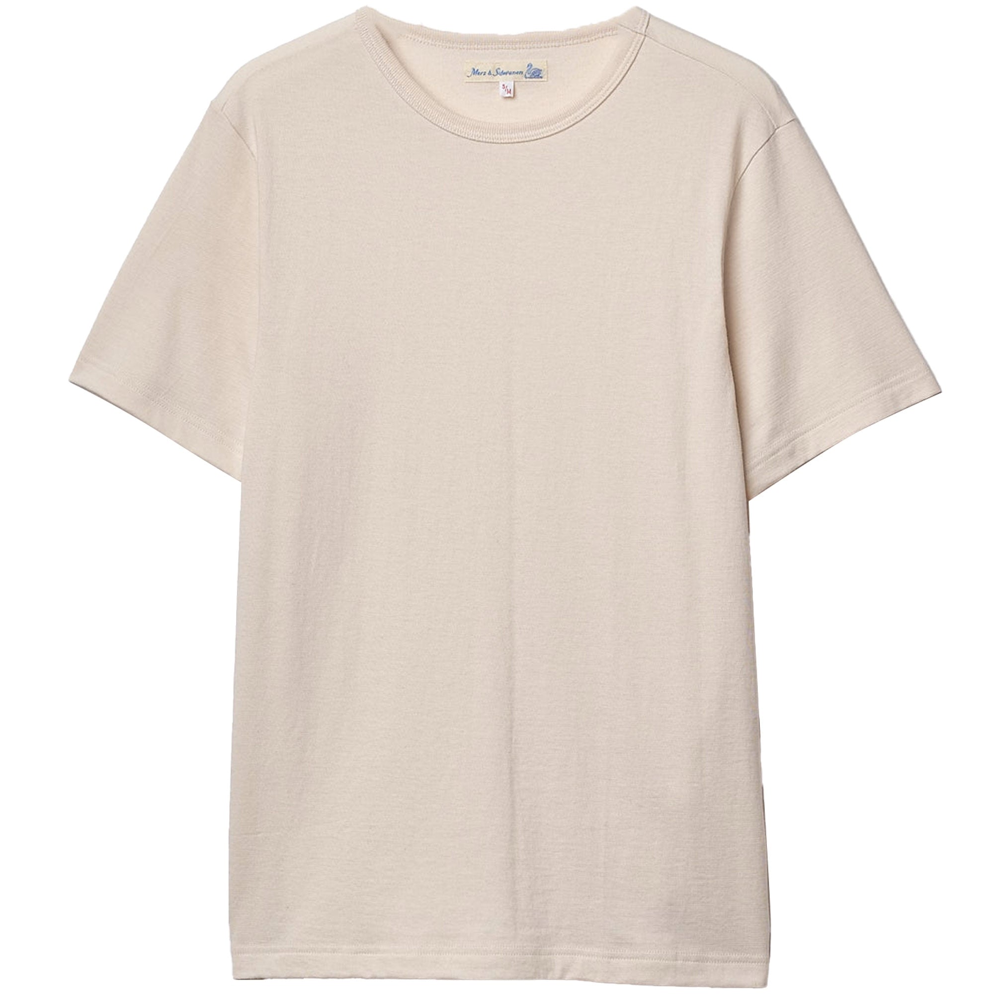 1950s Loopwheeled T-Shirt - Natural