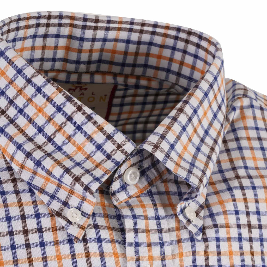 Real Hoxton Check Short Sleeves Shirt - Multi Grid