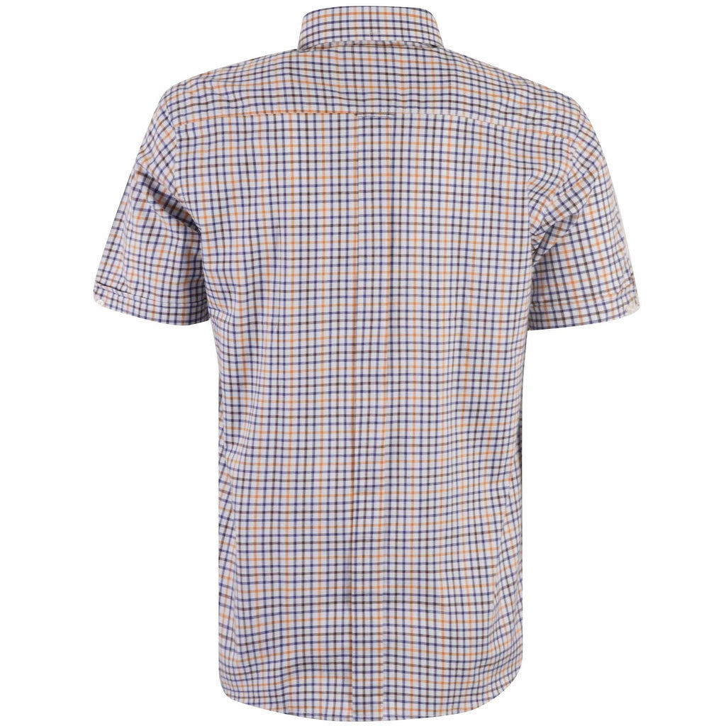 Real Hoxton Check Short Sleeves Shirt - Multi Grid