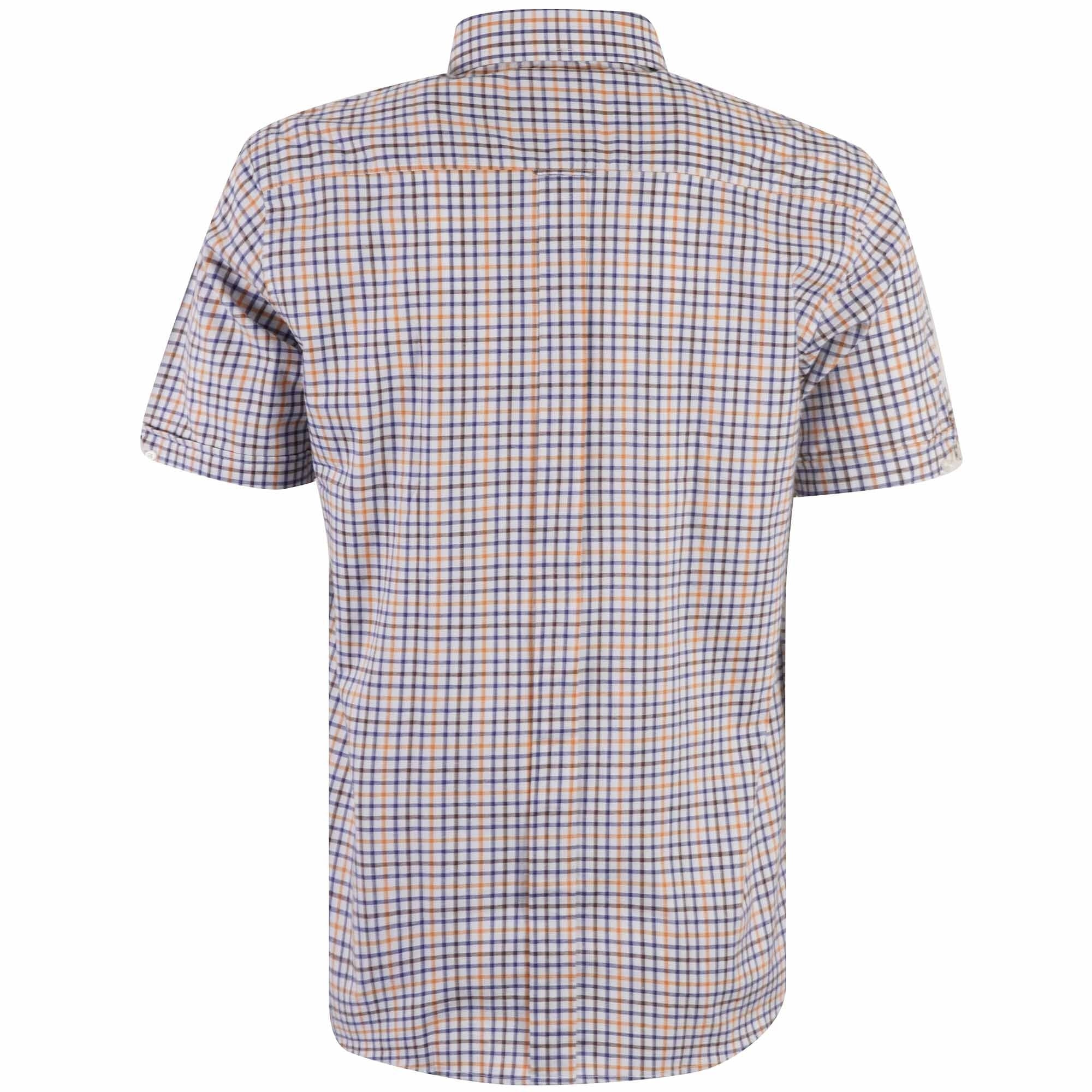 Real Hoxton Check Short Sleeves Shirt - Multi Grid