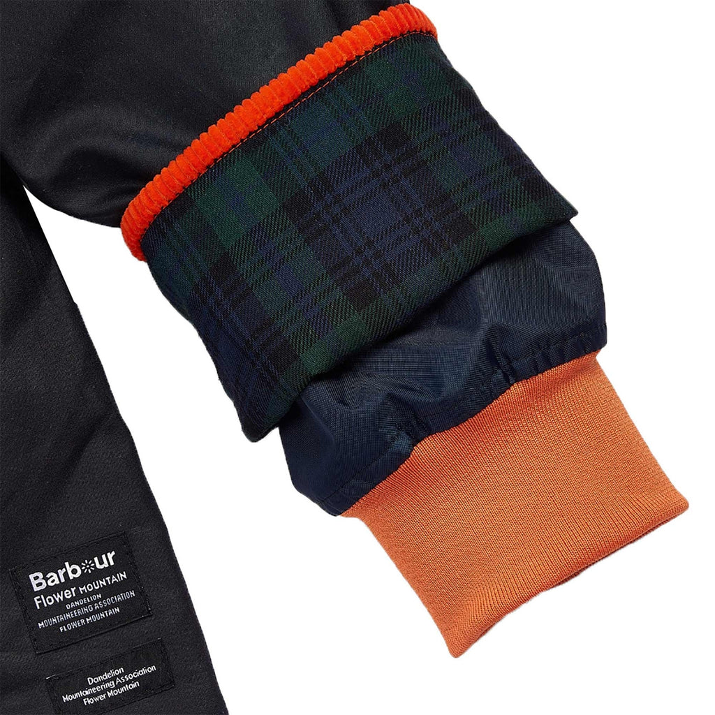 Barbour x Flower Mountain Oversized Transport Waxed Jacket - Navy