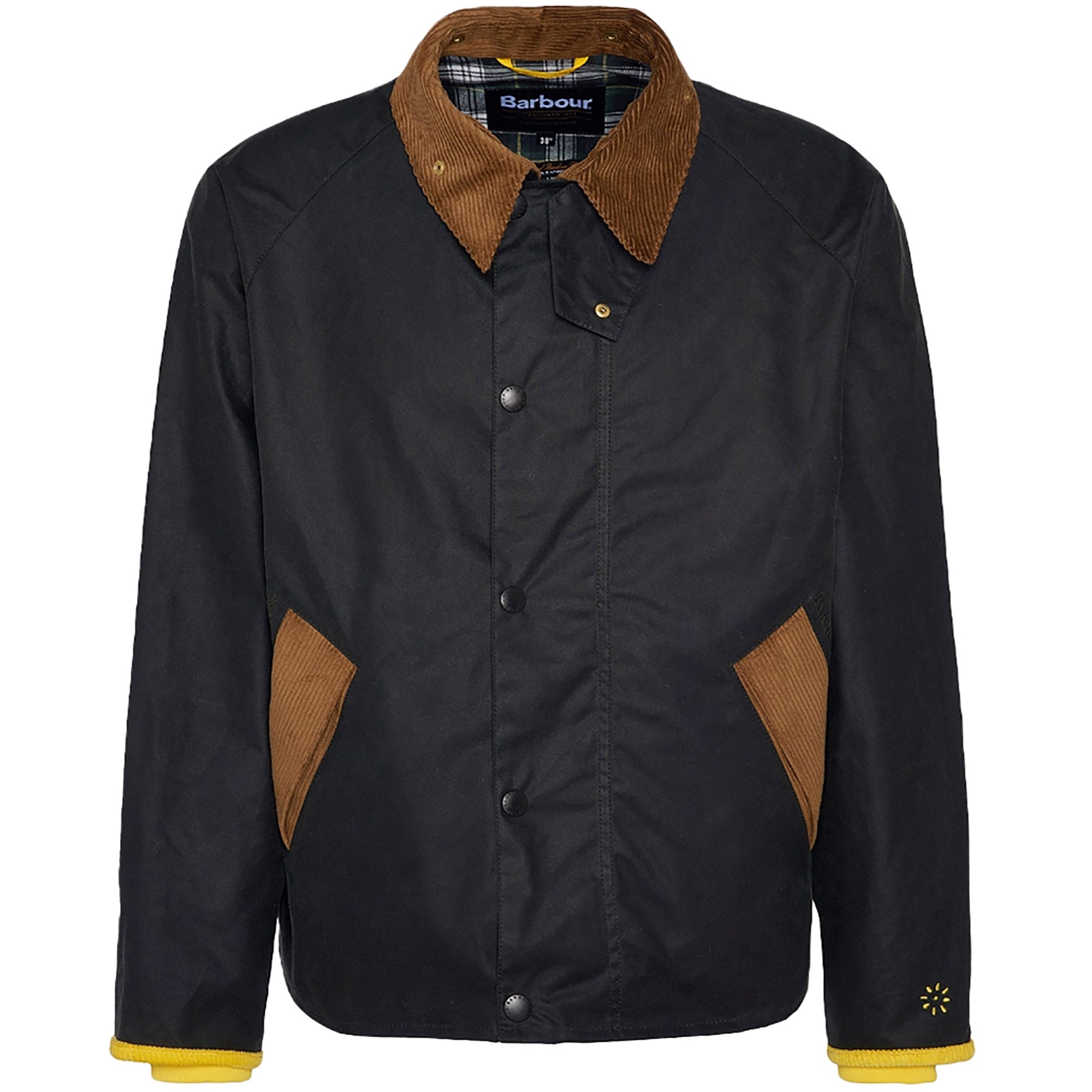 Barbour x Flower Mountain Oversized Transport Waxed Jacket - Sage