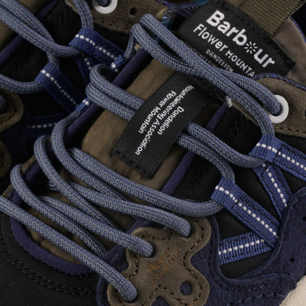 Barbour x Flower Mountain Yamano 3 - Navy and Olive