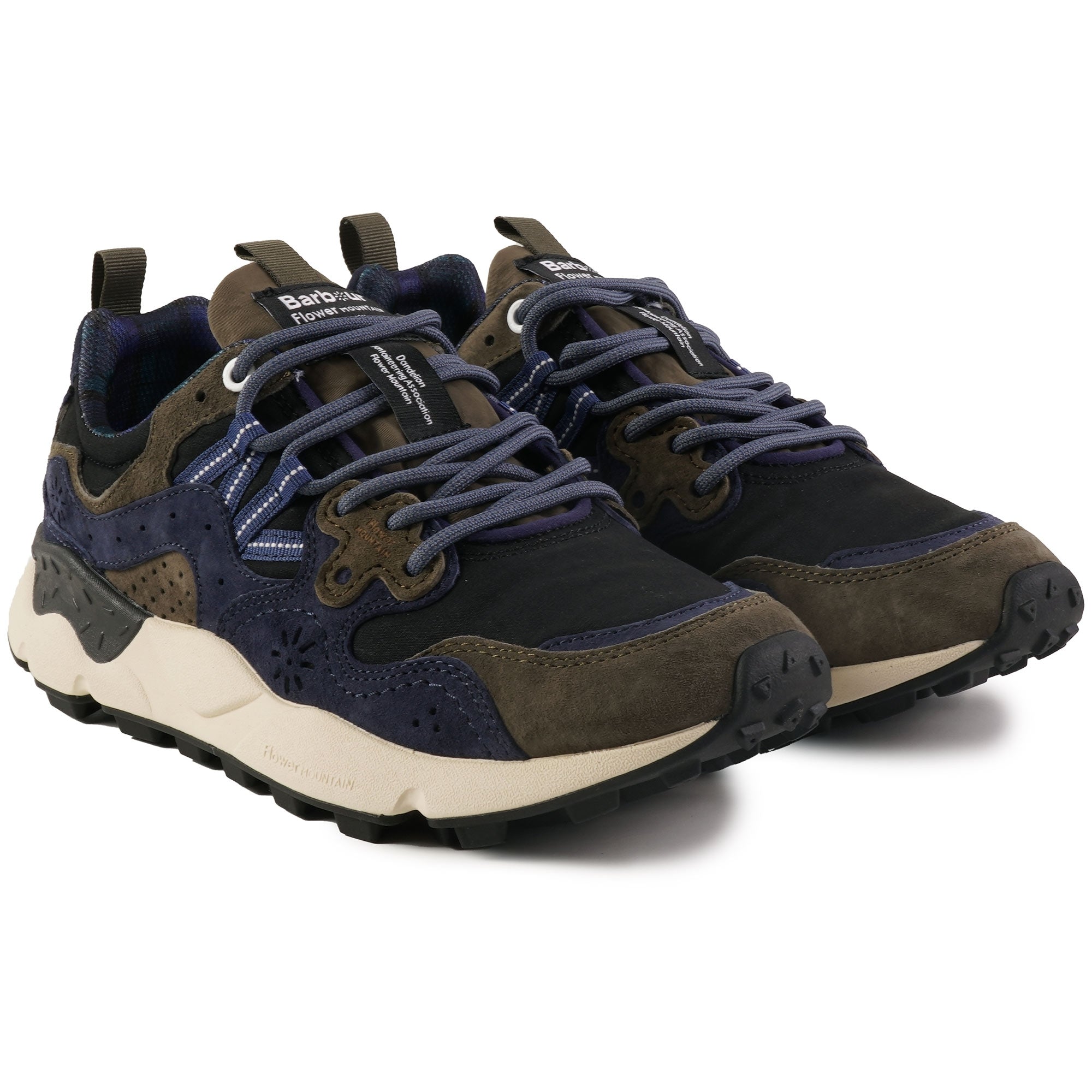 Barbour x Flower Mountain Yamano 3 - Navy and Olive