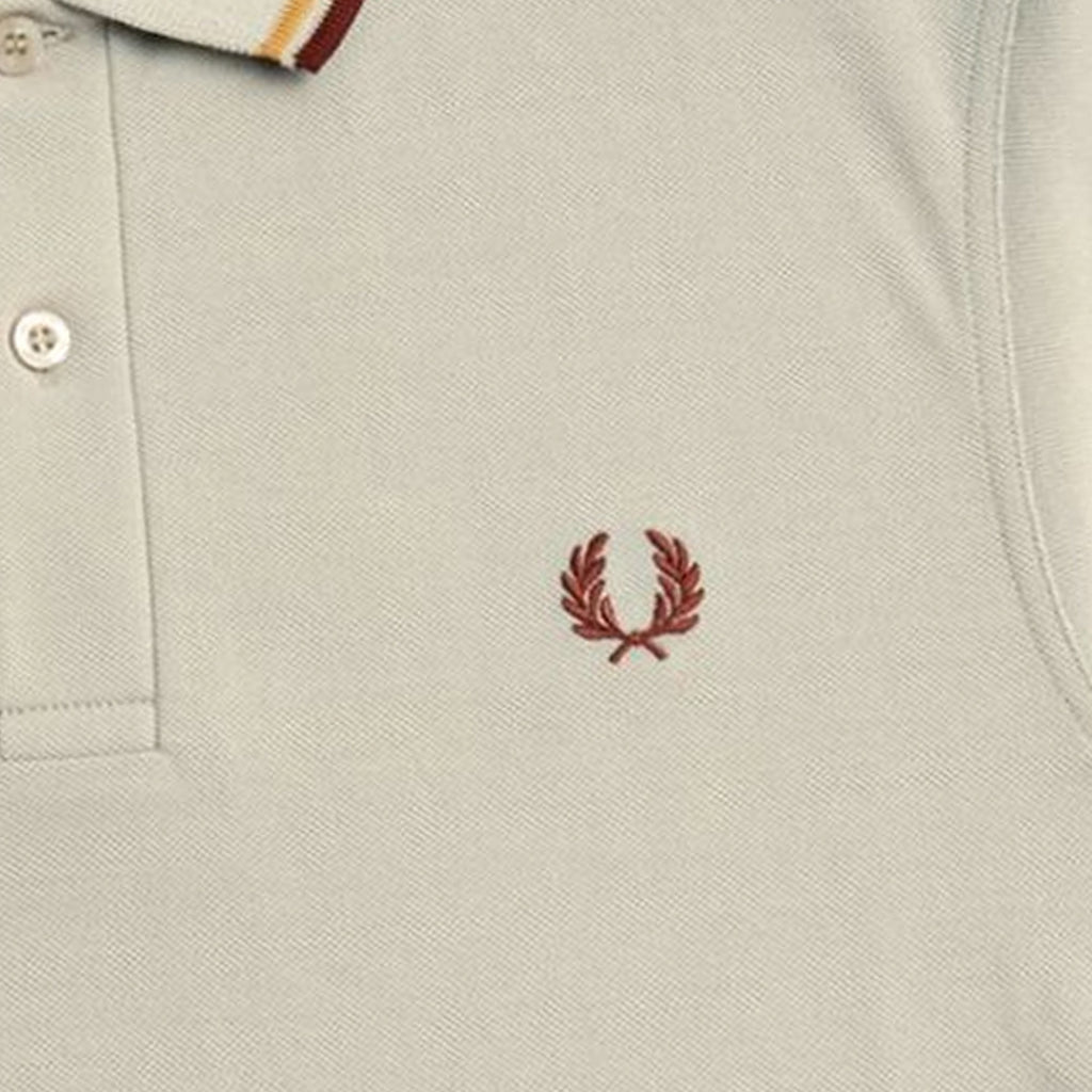 Fred Perry M3600 Twin Tipped Polo Shirt - Oatmeal