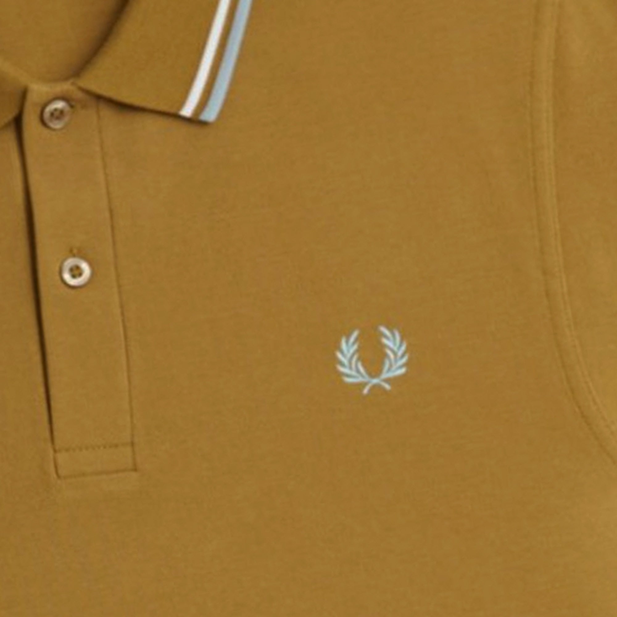 Fred Perry M3600 Twin Tipped Polo Shirt - Dark Caramel