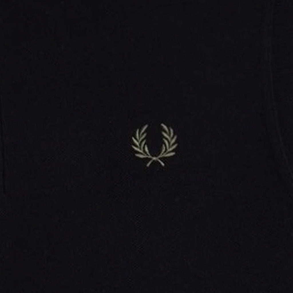Fred Perry M3636 Long Sleeve Twin Tipped Polo Shirt - Black
