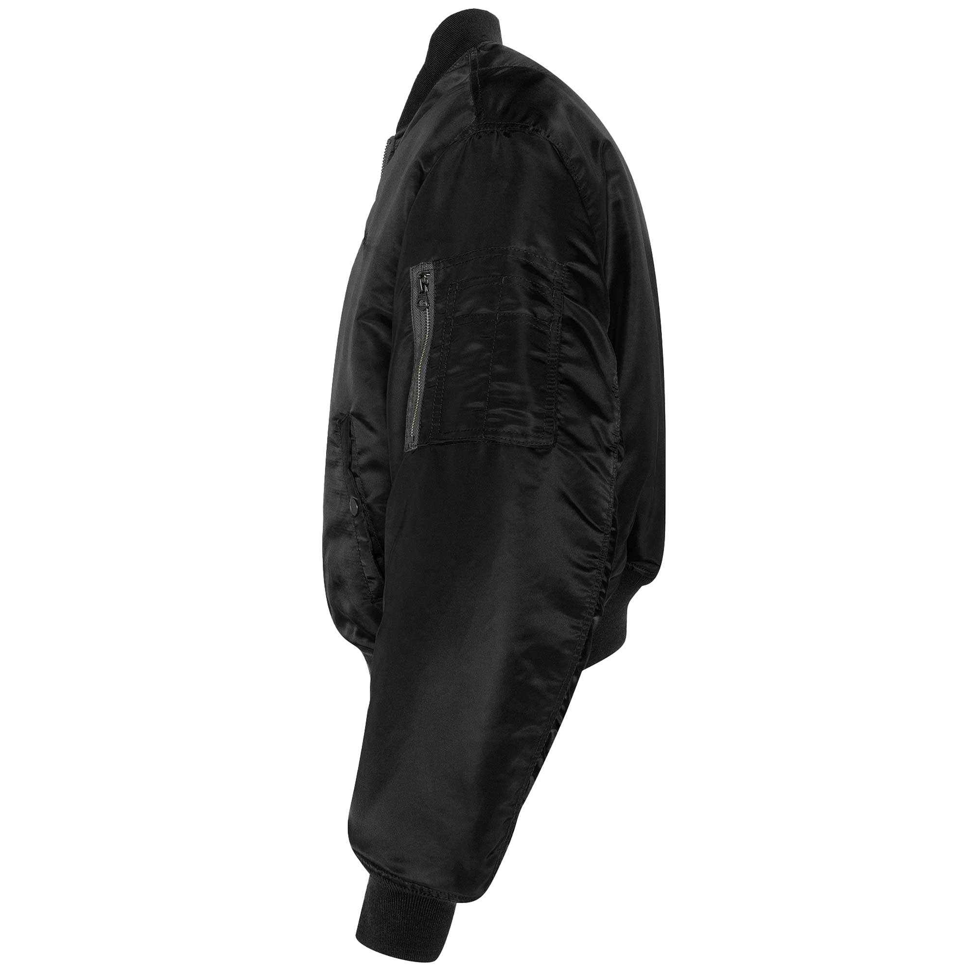 MA-1 90's Fit Bomber Jacket - Black
